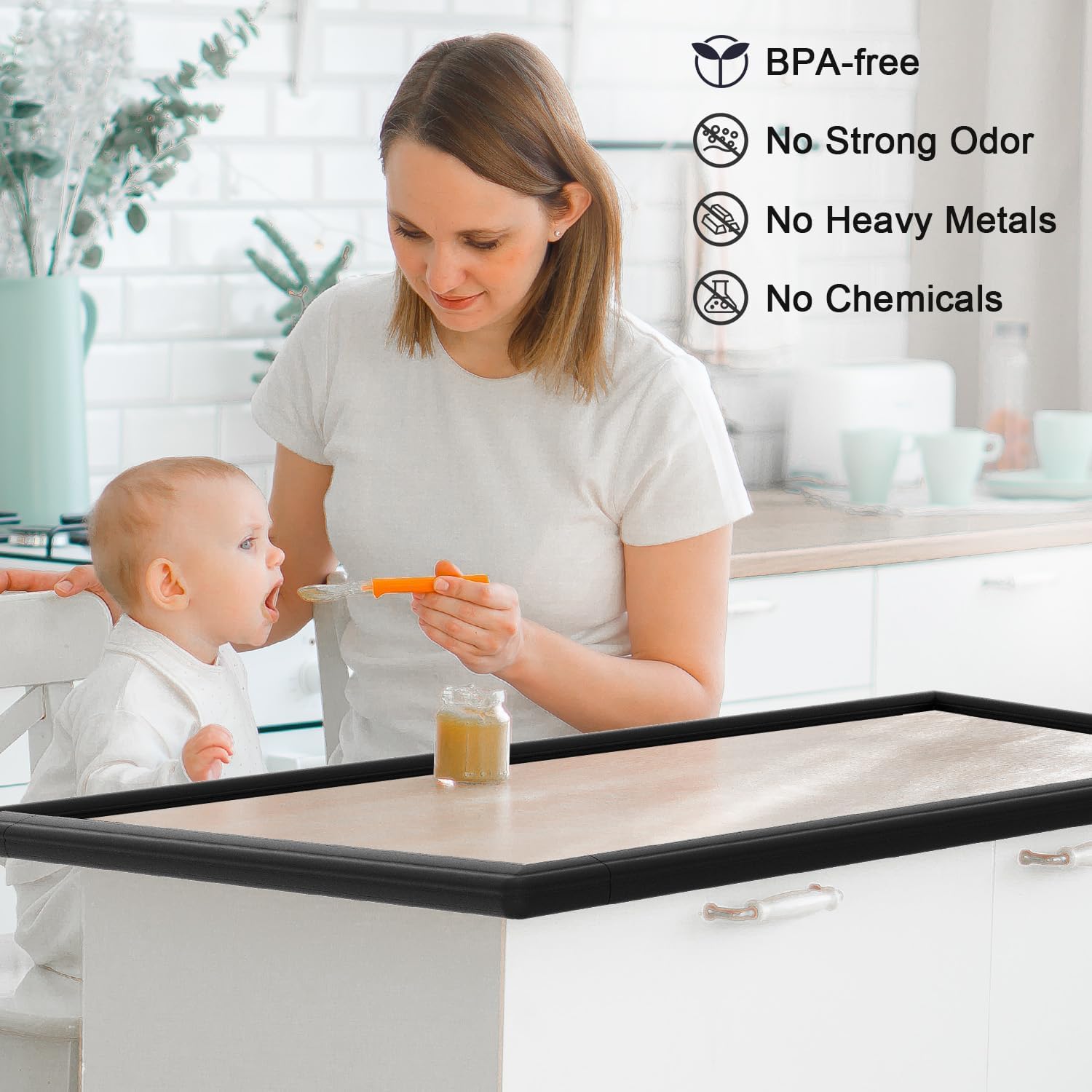 DYRCJ Baby Proof Corners and Edges Protector 20ft Edge and 8 Corner ...