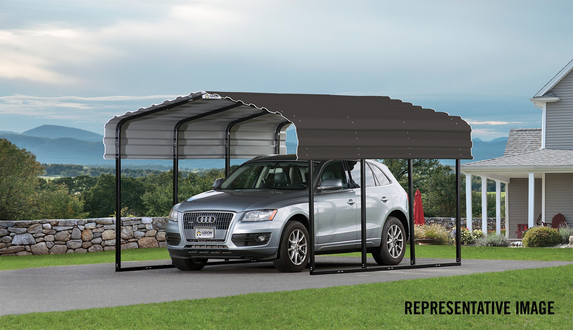 Arrow CPHC102907 Carport-Covers - View #10