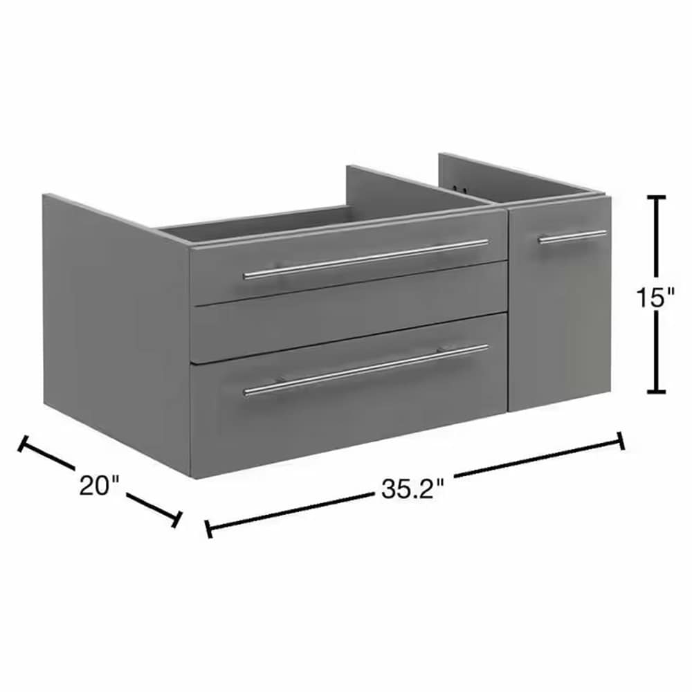 Fresca FCB6136GR-UNS-L vanities - View #10