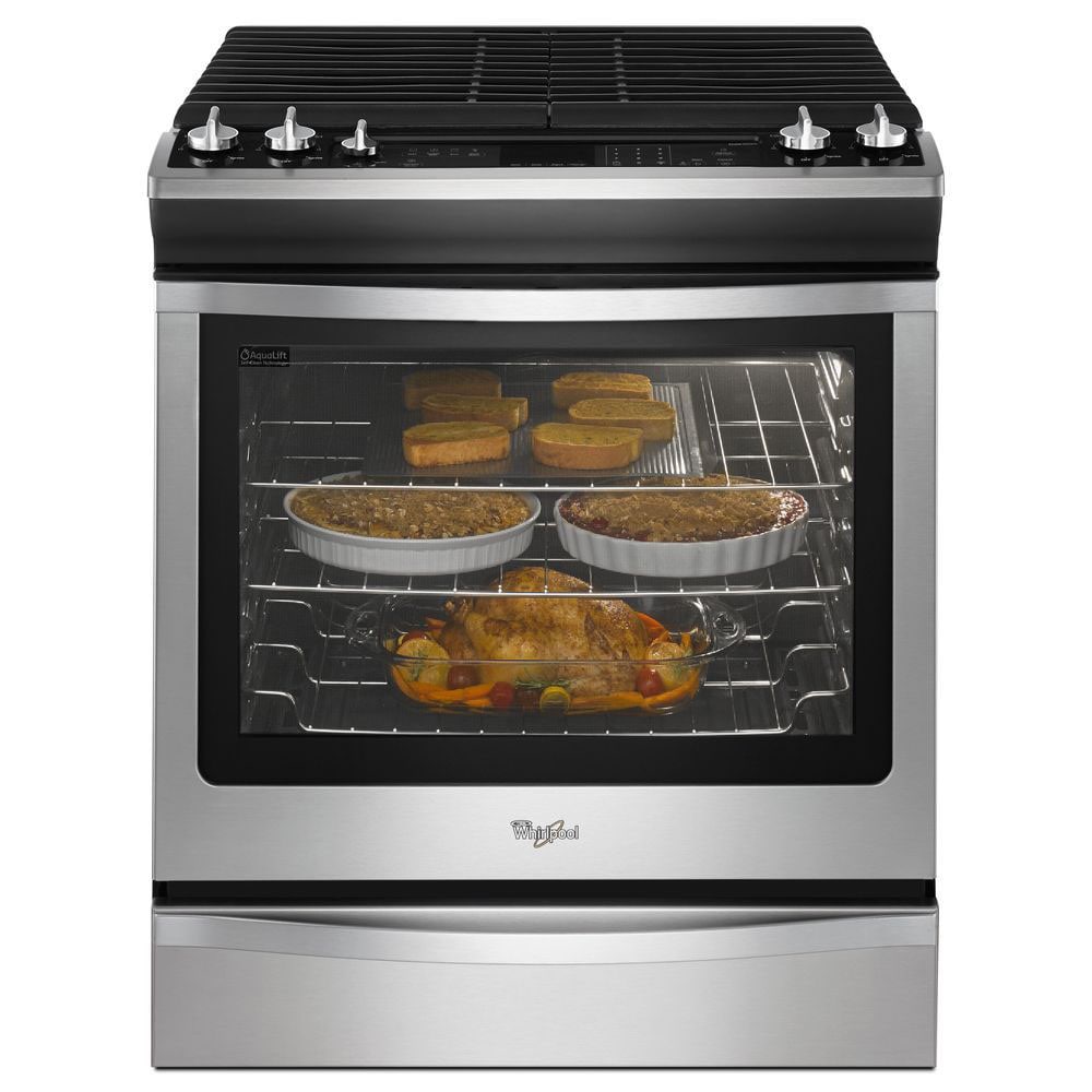 LG EasyClean 30-in 5 Burners 5.4-cu ft Freestanding Natural Gas