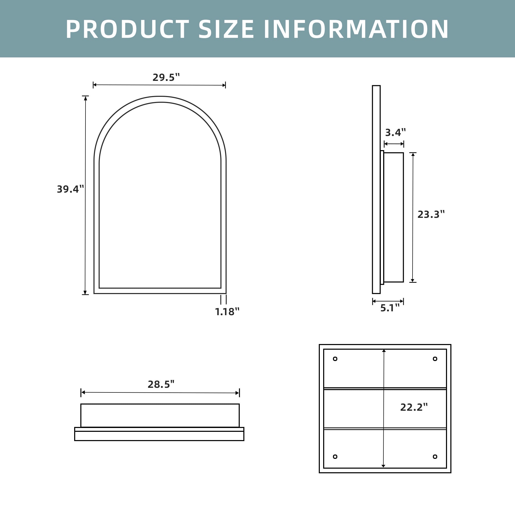 REIBII LS0601-510A05 Bathroom-Medicine-Cabinets - View #7