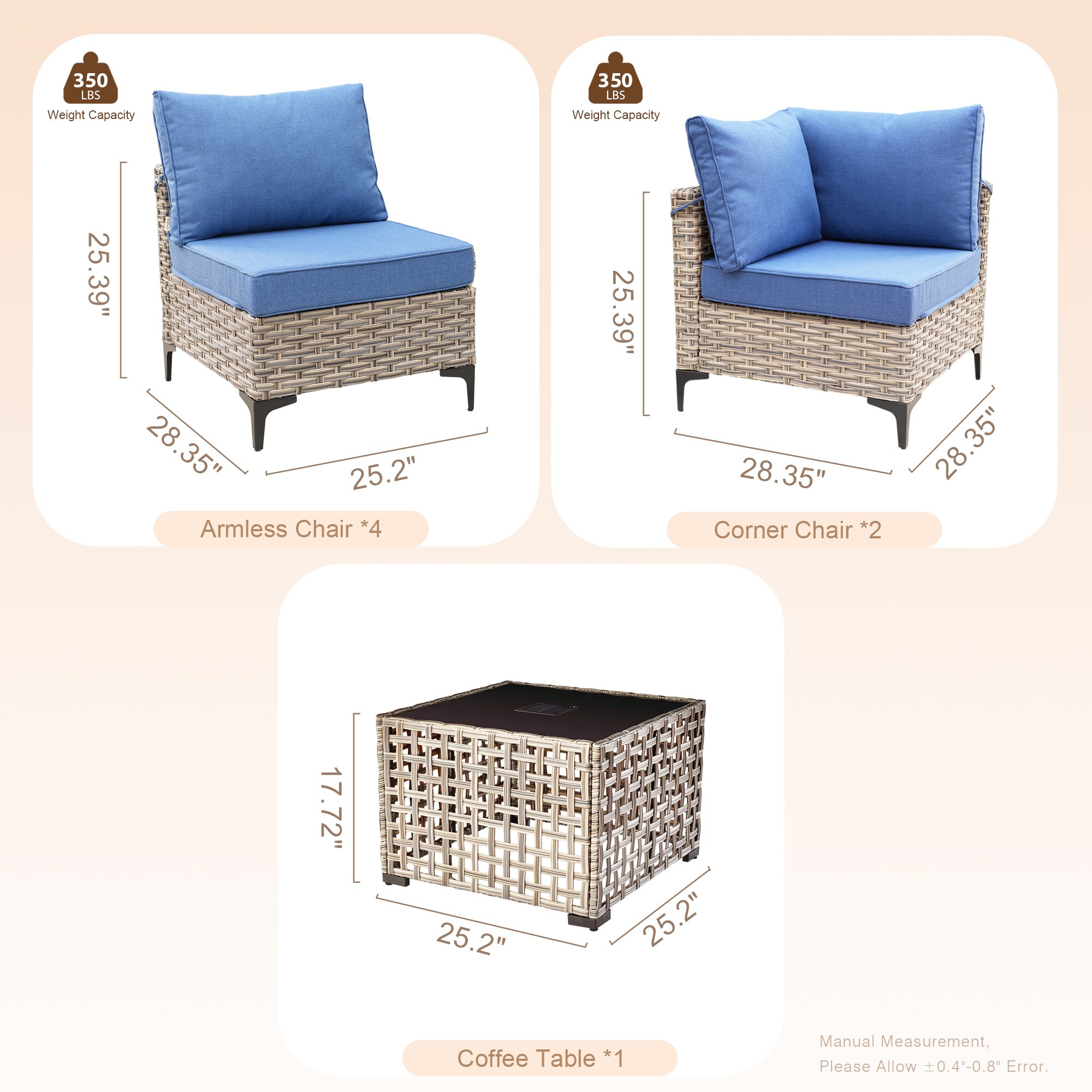 Pouuin SKT507 Patio-Sofas-Daybeds - View #2