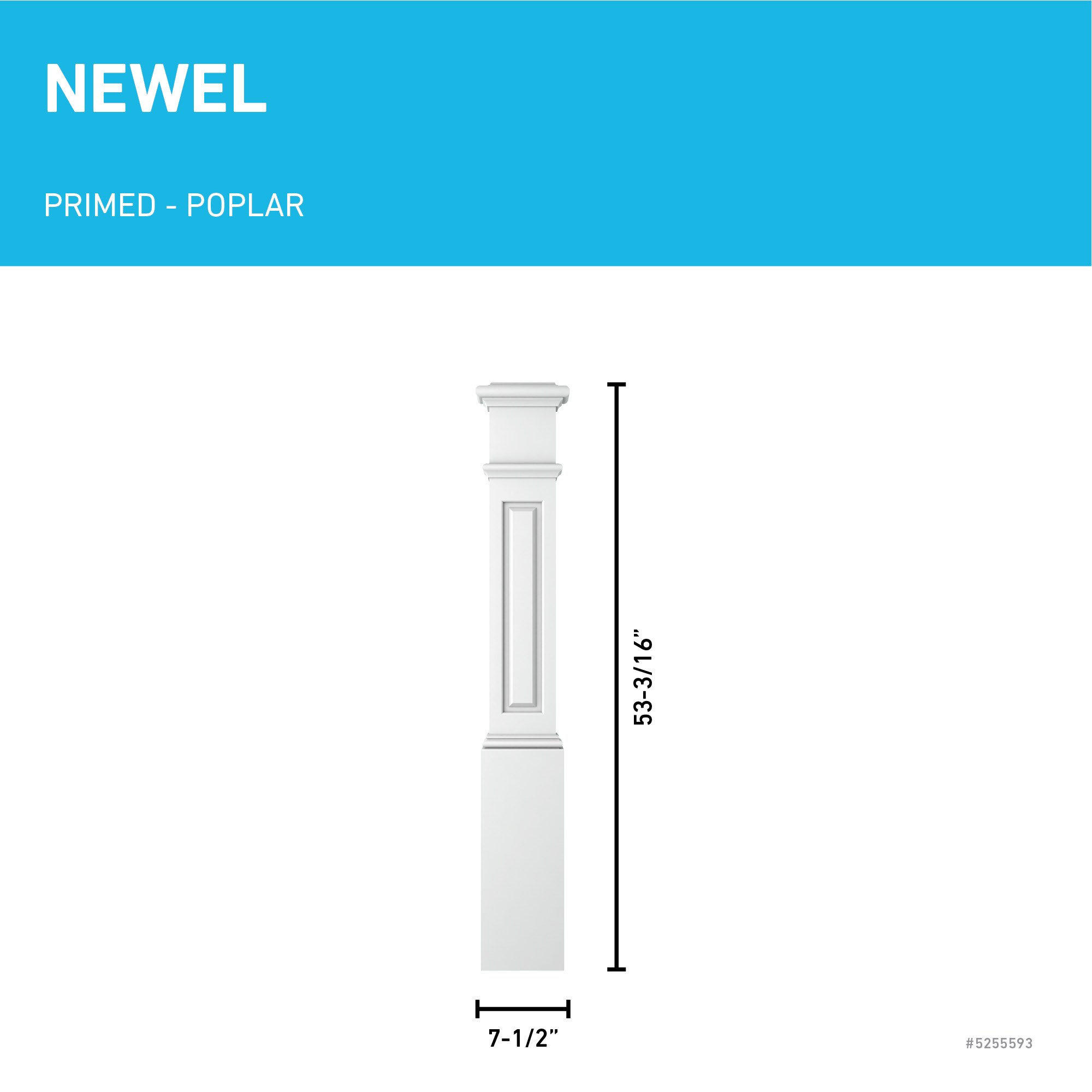 L.J. Smith Stair Systems LJ-4095-PRG Interior-Stairpart-Newel-Posts - View #2