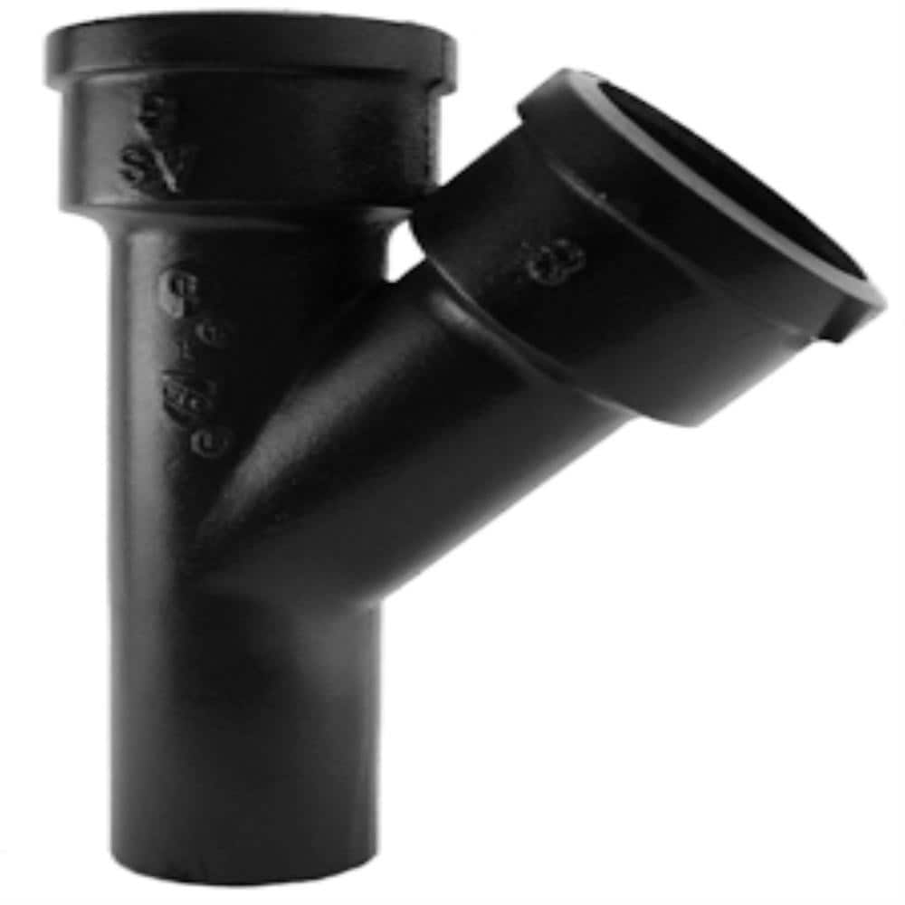 Charlotte Pipe SV  00044  1400 4-in x 3-in x 3-in SV Cast Iron Wye
