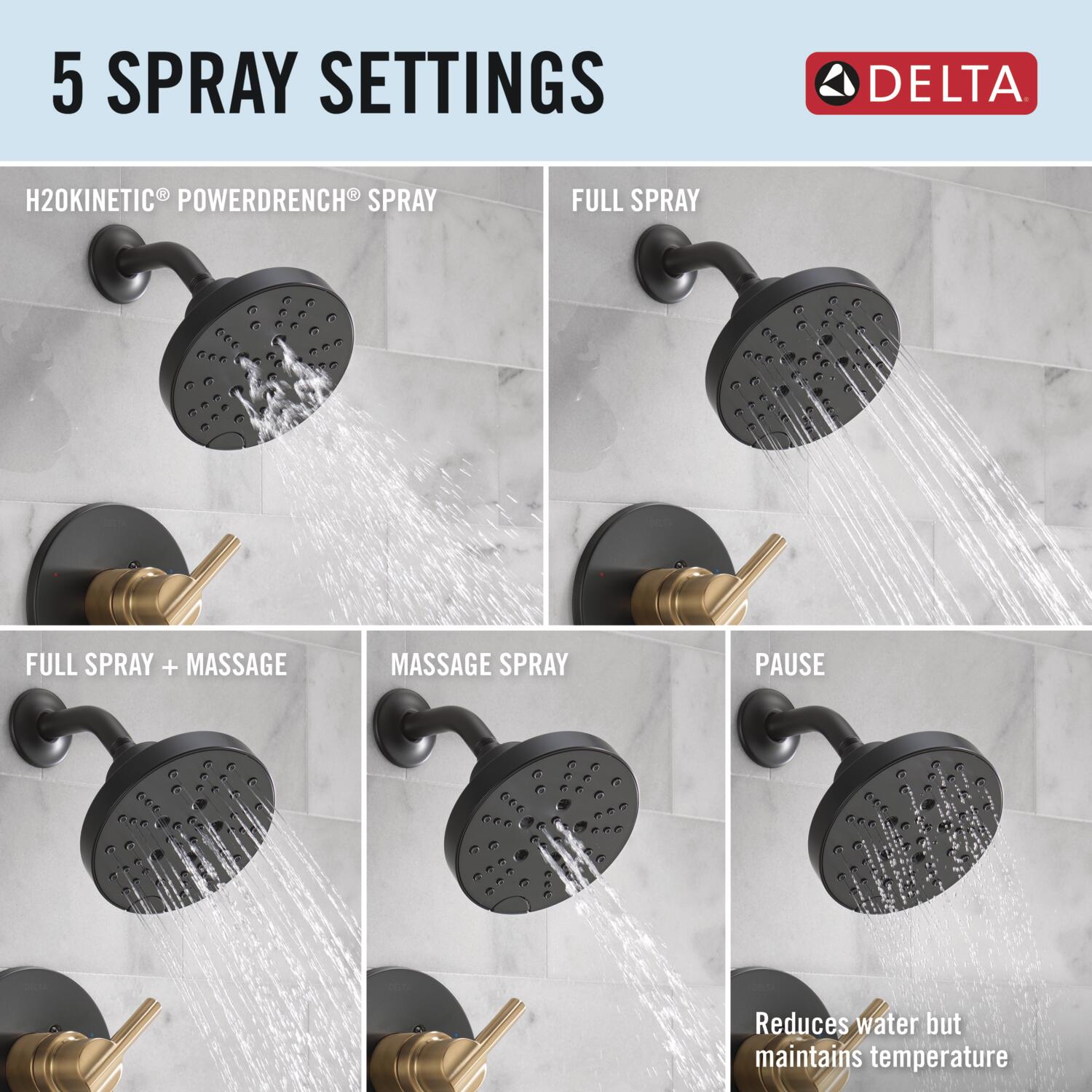 Delta 142749-GZ Tub-Shower-Faucets - View #5