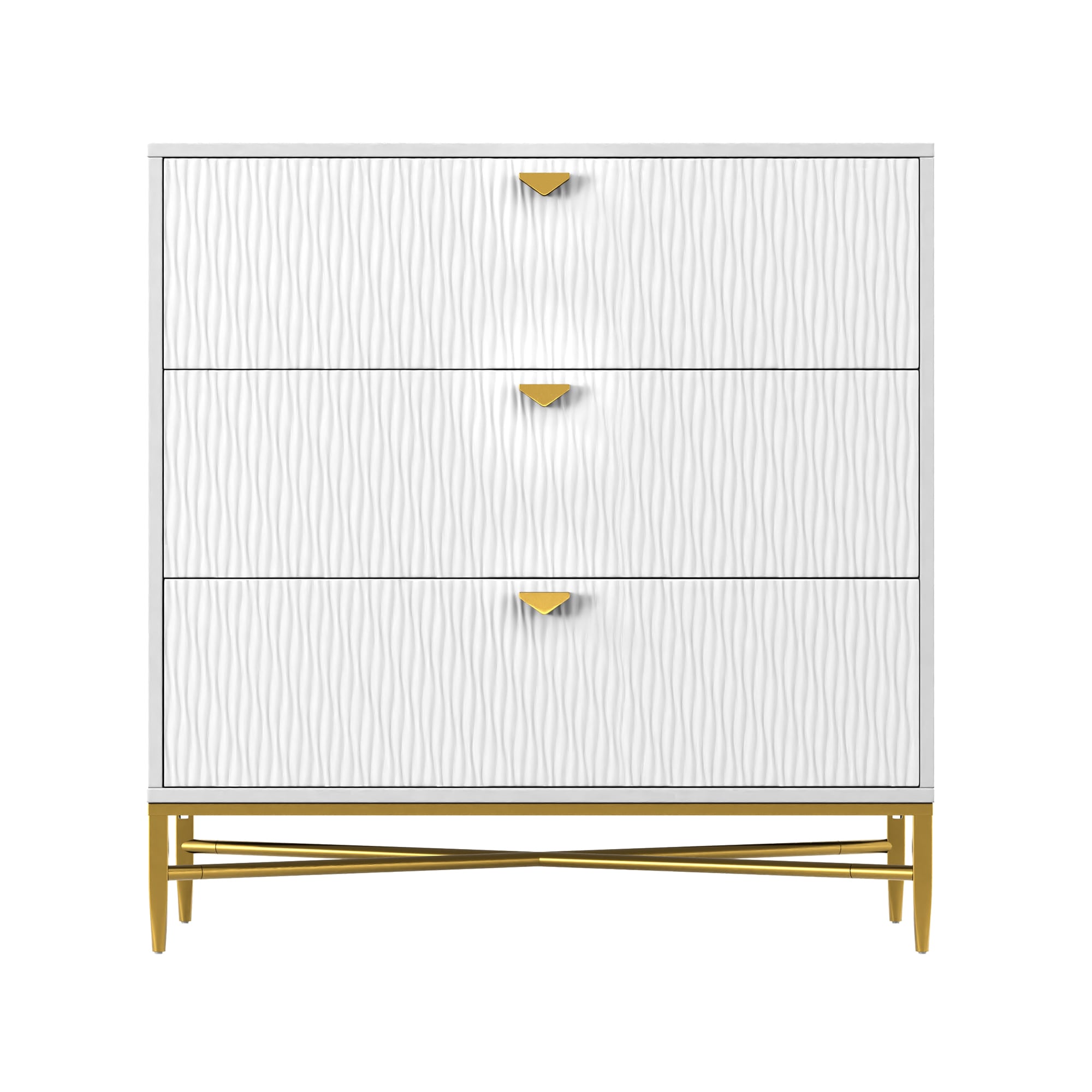 GZMR GZJH032-014WH 31.4-in W White Accent Cabinet