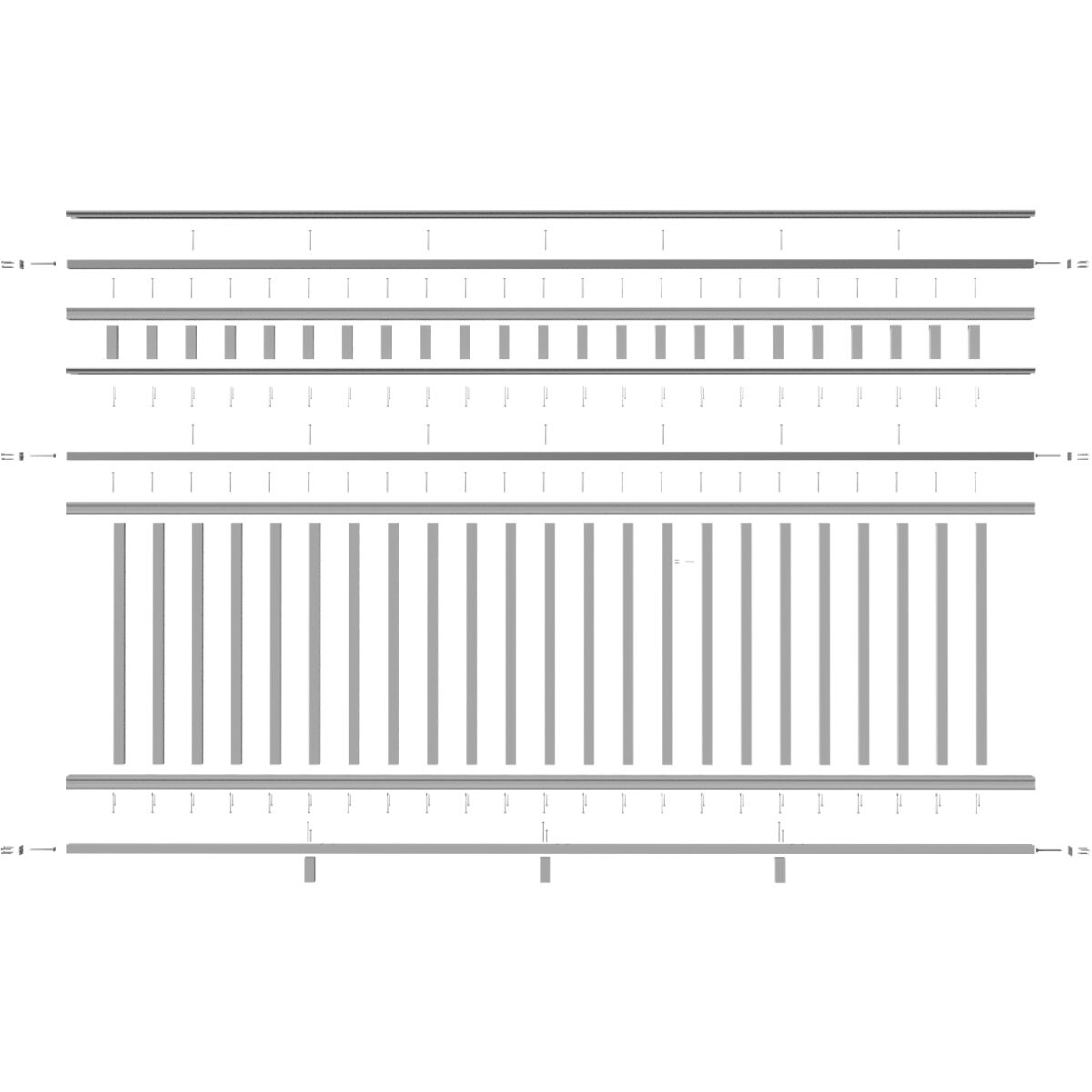 INTEX Providence ECLKT42X120 railings - View #3
