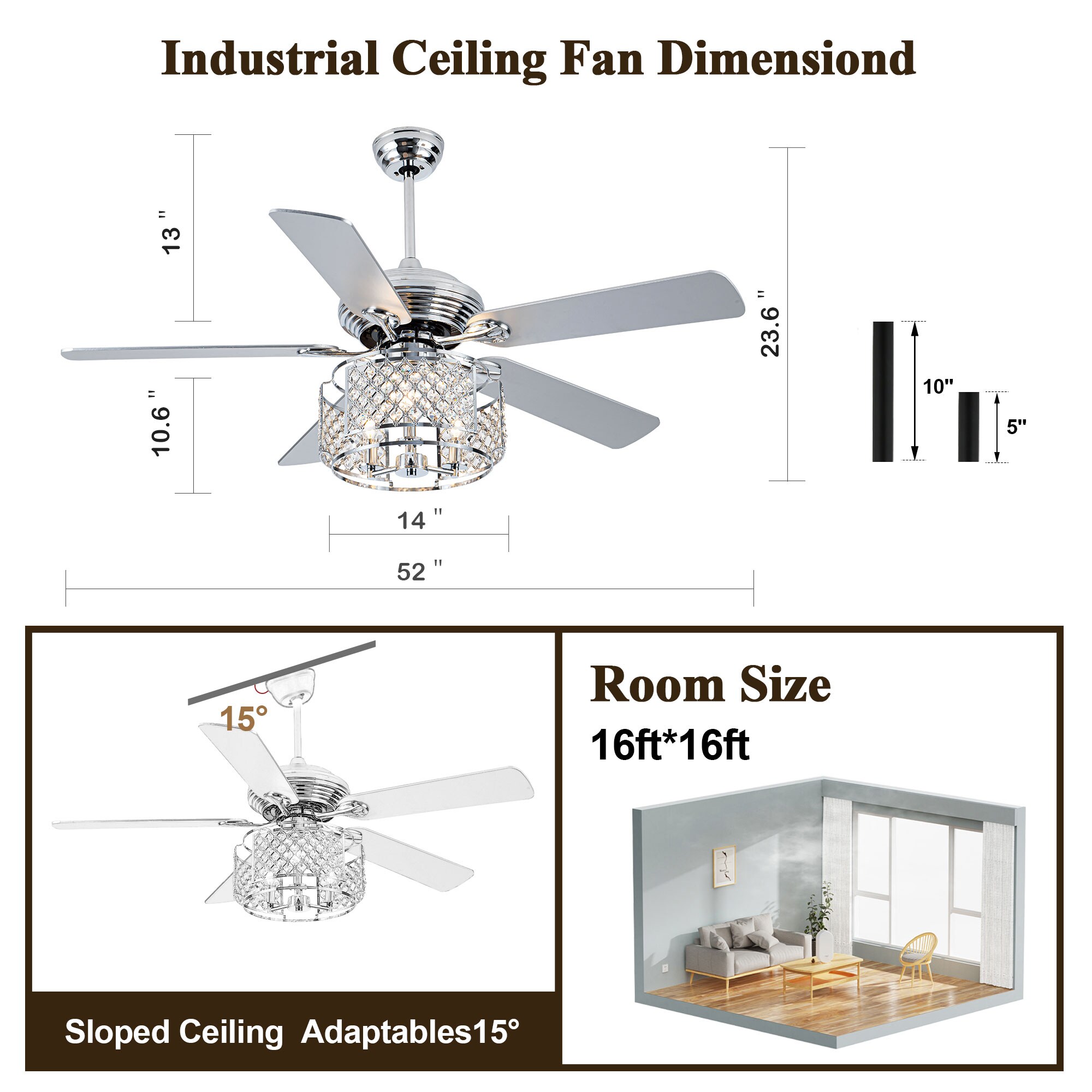 Bella Depot BDFSD2070 Ceiling-Fans - View #8