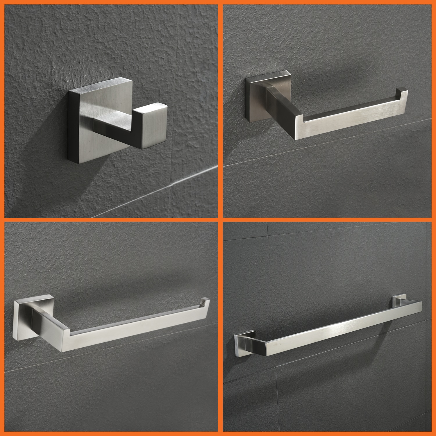 WELLFOR GSM-57000BN Decorative-Bath-Hardware-Kits - View #9