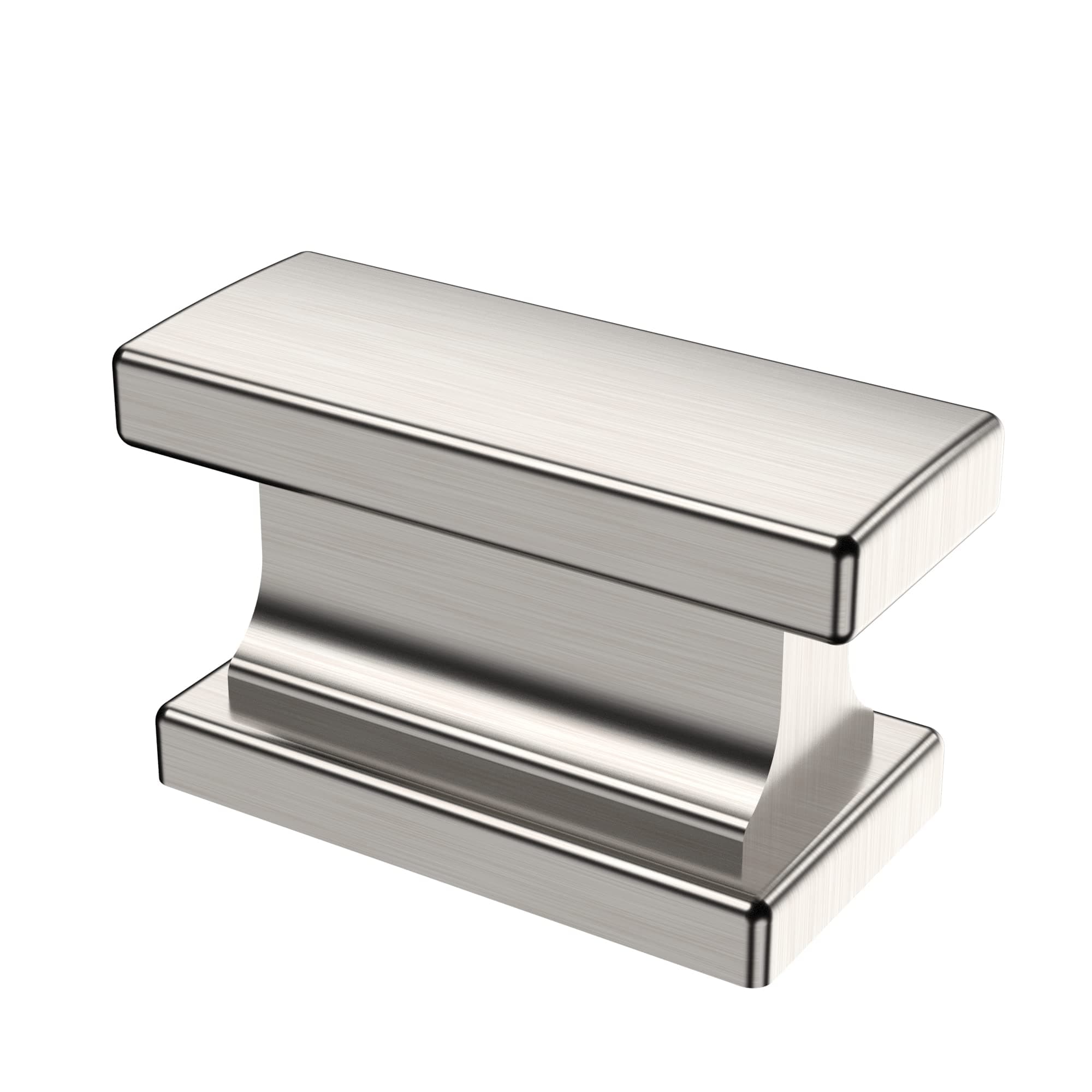 LILILIAN FMY  Satin Nickel Cabinet Knobs Rectangle 1.46 Inch Kitchen Hardware for Cabinets Drawers durable home and garden accessory designed for