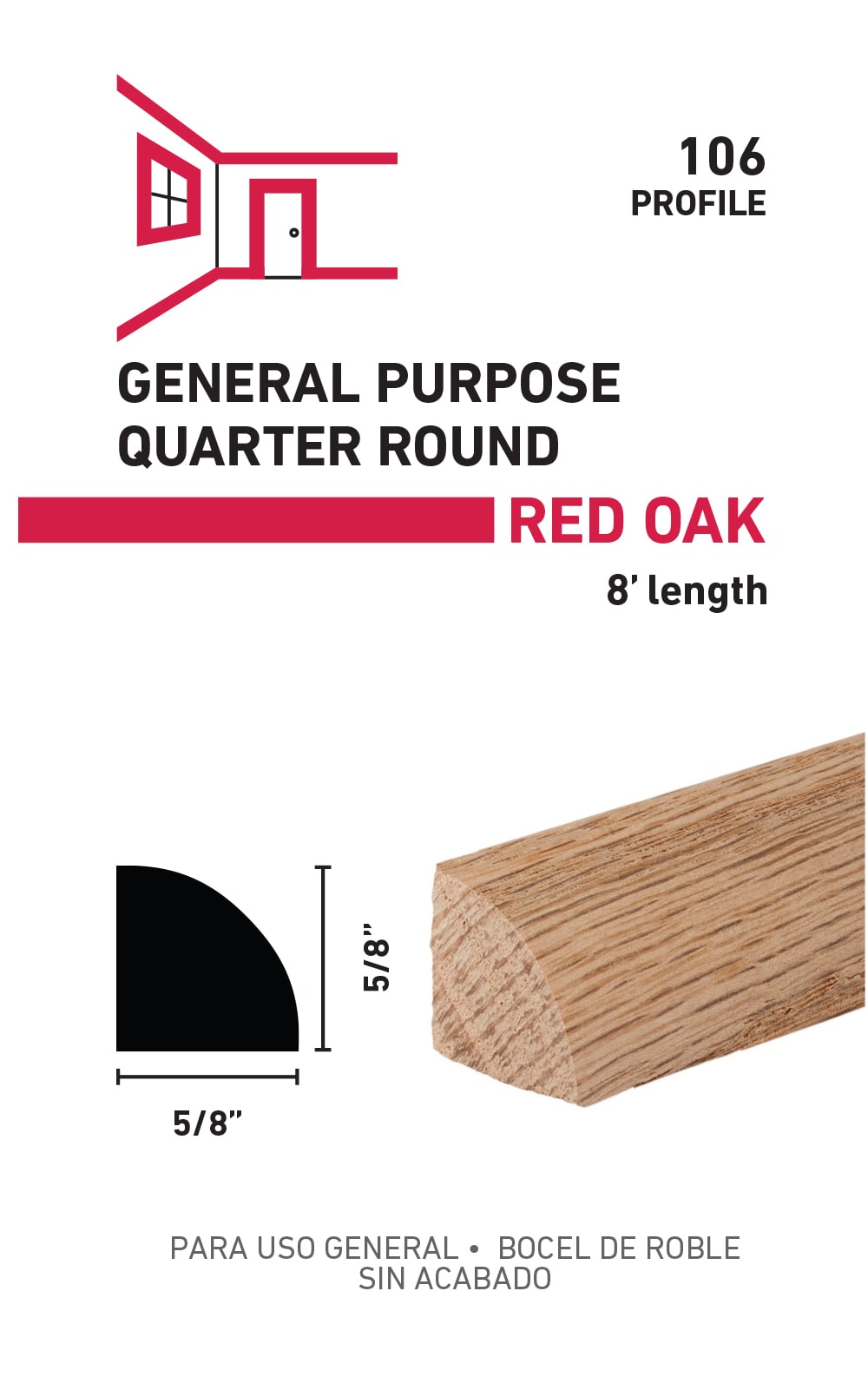 RELIABILT L031068 Quarter-Round-Moulding - View #3