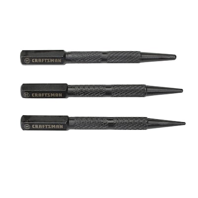 CRAFTSMAN Tip Sizes Include 1/32-in, 2/32-in, 3/32-in Nail Set Punch in the  Punches department at 