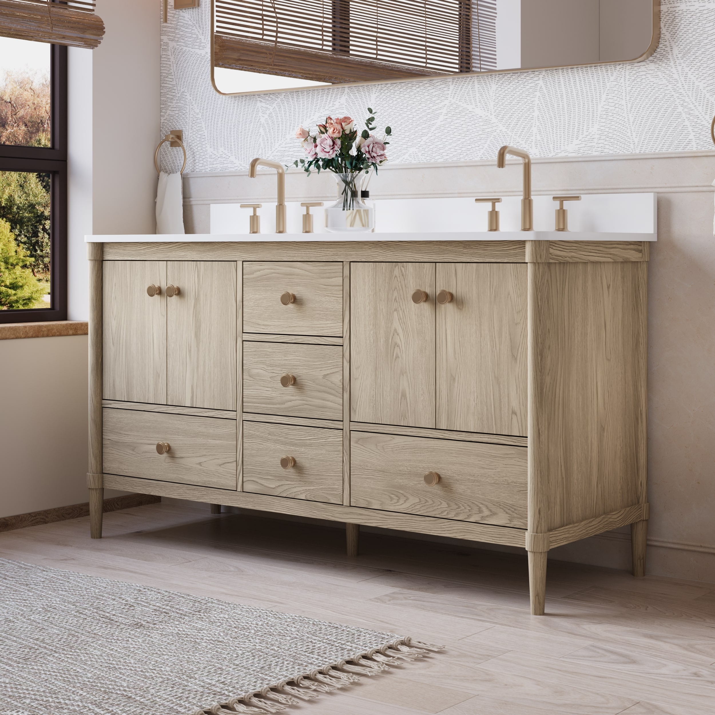 WELLFOR EX-VEBV48BU Bath-Vanity-Combo - View #9