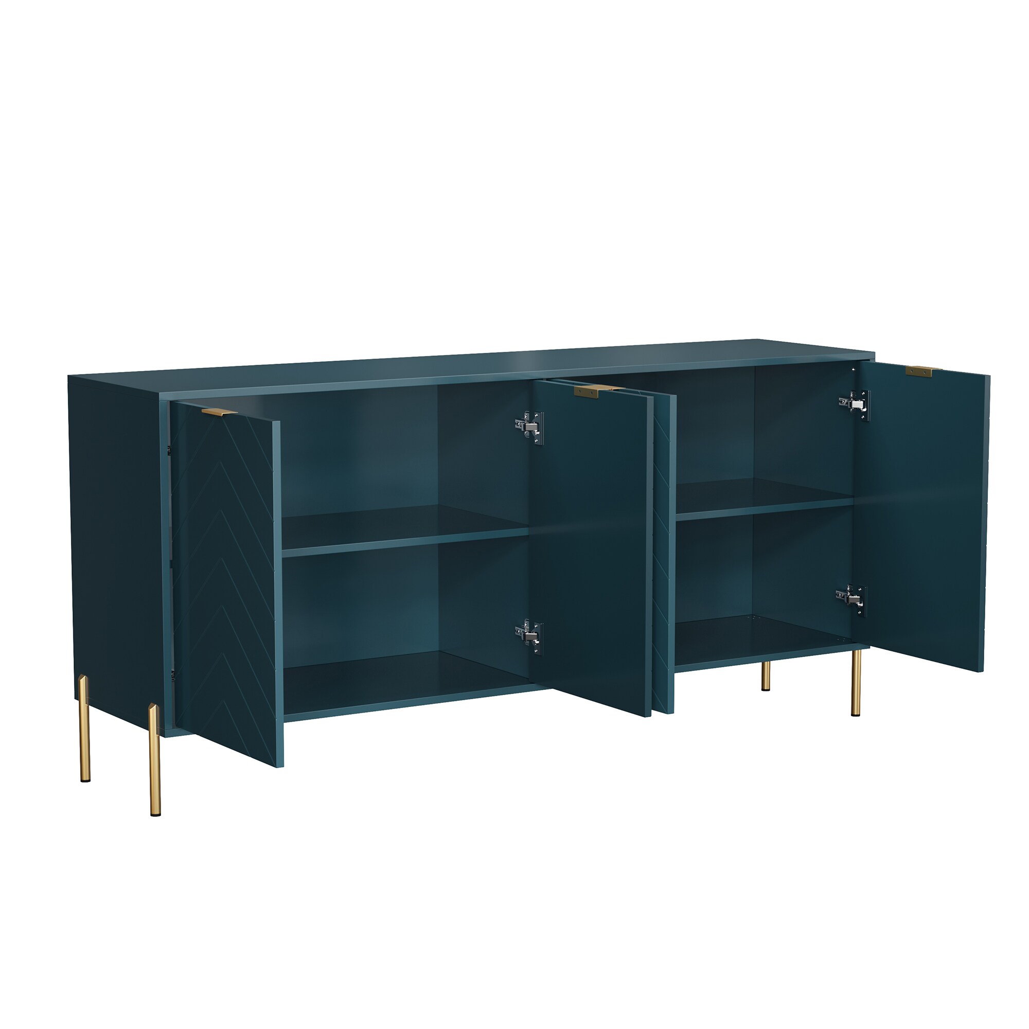 Clihome 17.72-in W x 30.12-in H Mdf Black Freestanding Utility Storage Cabinet