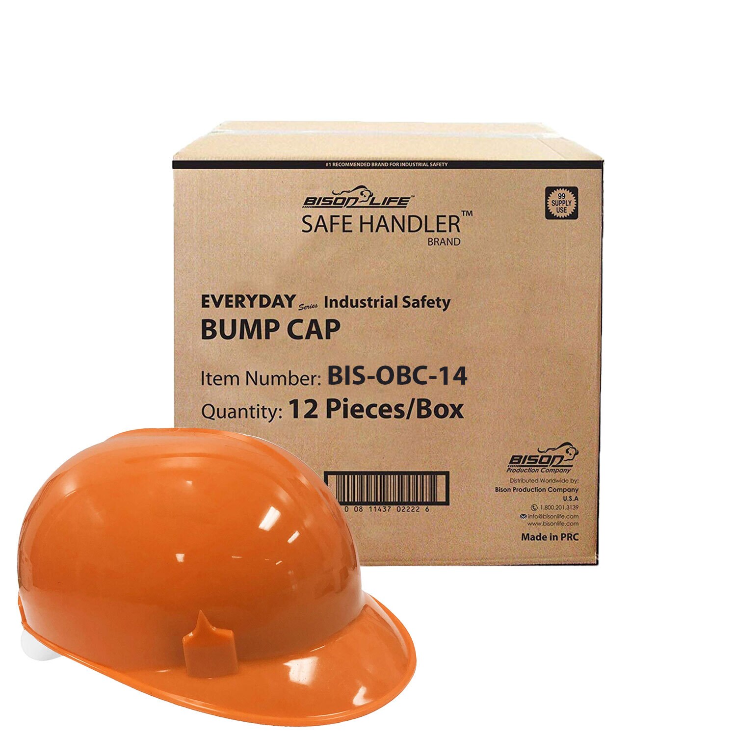Safe Handler BIS-OBC-14 Orange Hard Hat