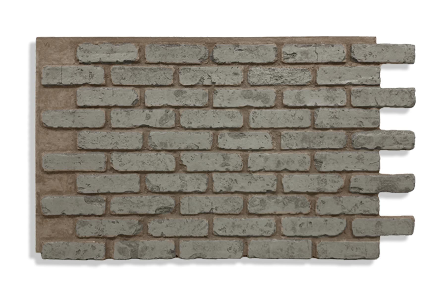 Antico Elements Faux Brick Panels 47.5-in x 27.25-in Aspen Brick Veneer ...