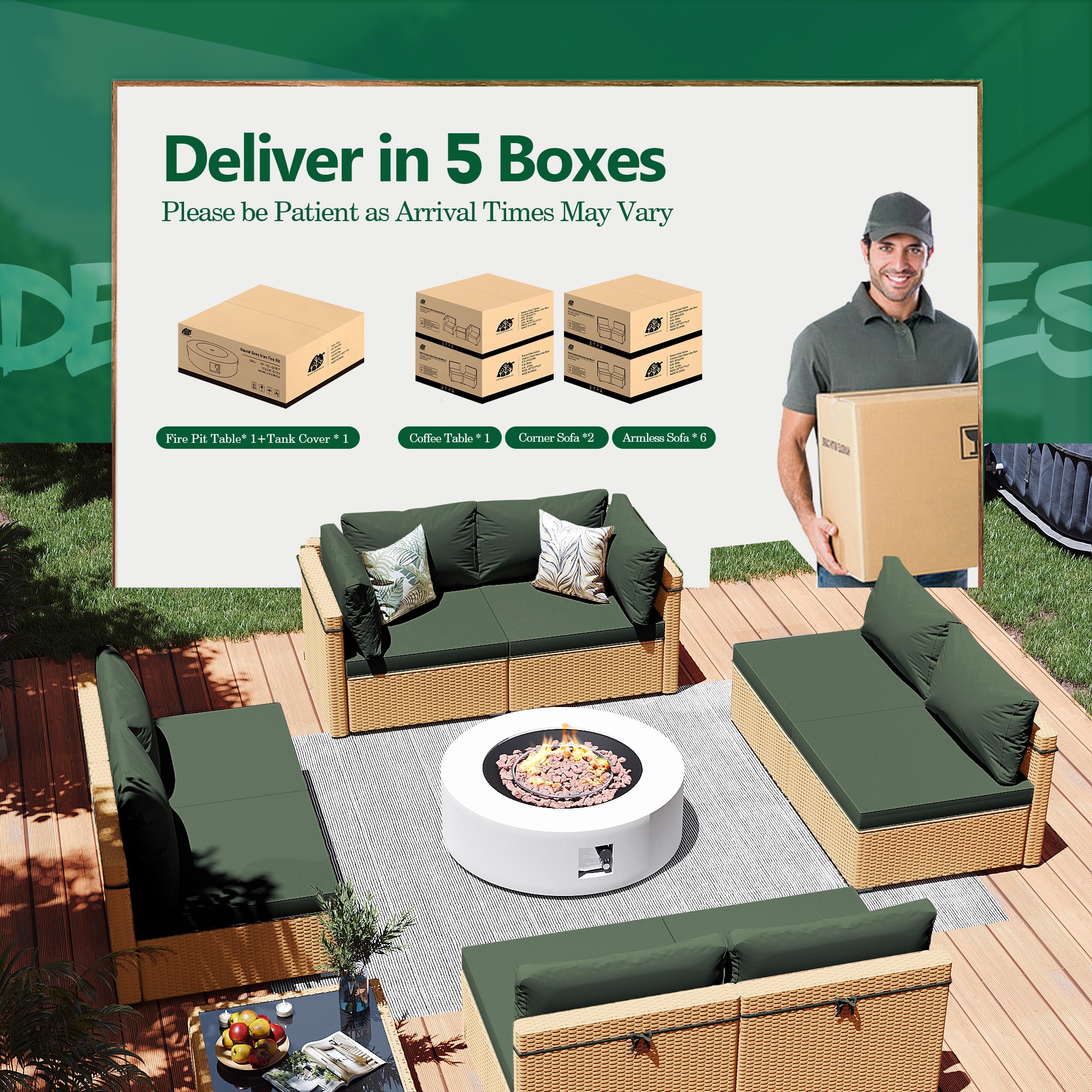 Patio Watcher LS-RT9-KD42WH-Y3 Patio-Conversation-Sets - View #8