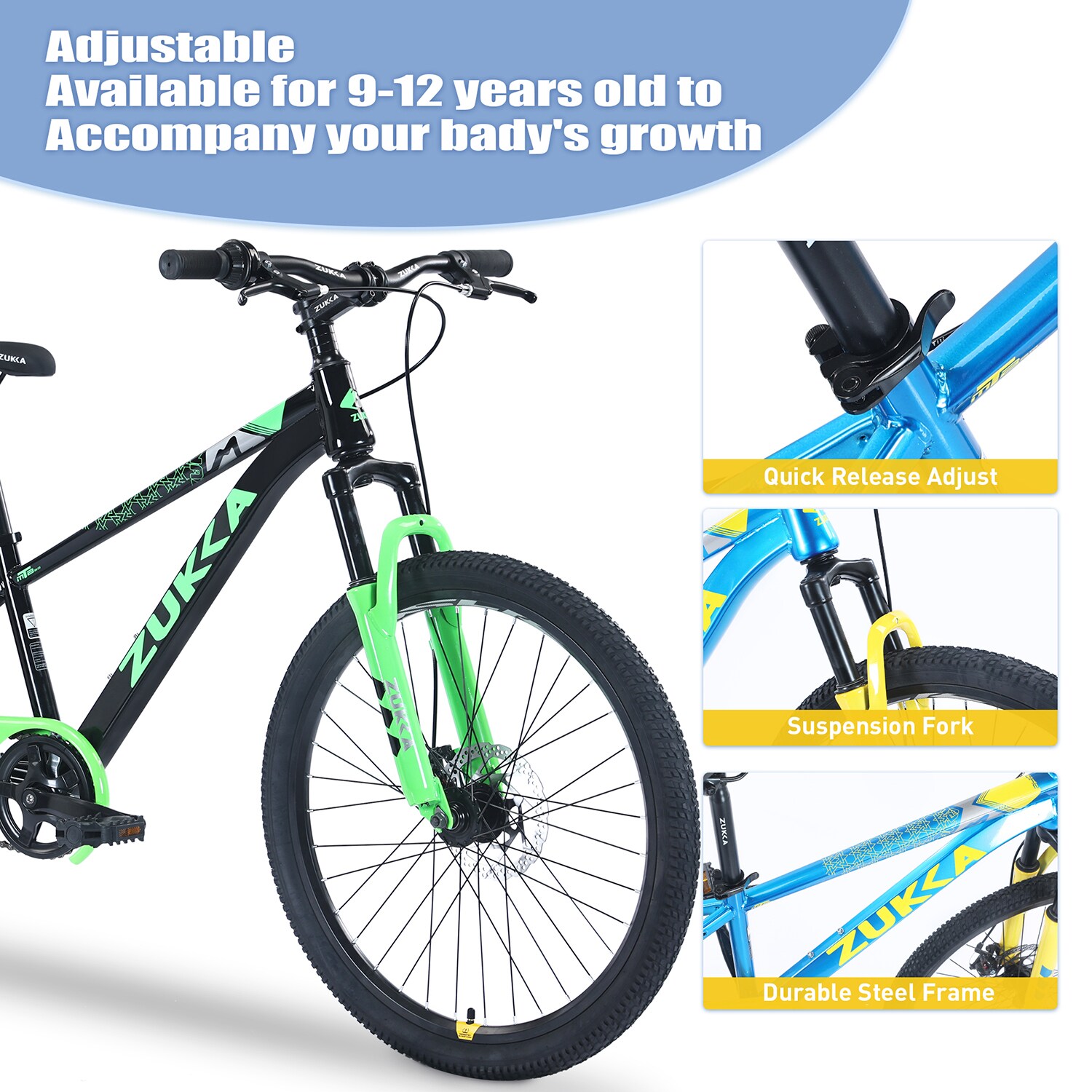 Bybafun 24-in Youth Unisex Mountain Bike In The Bikes Department At ...