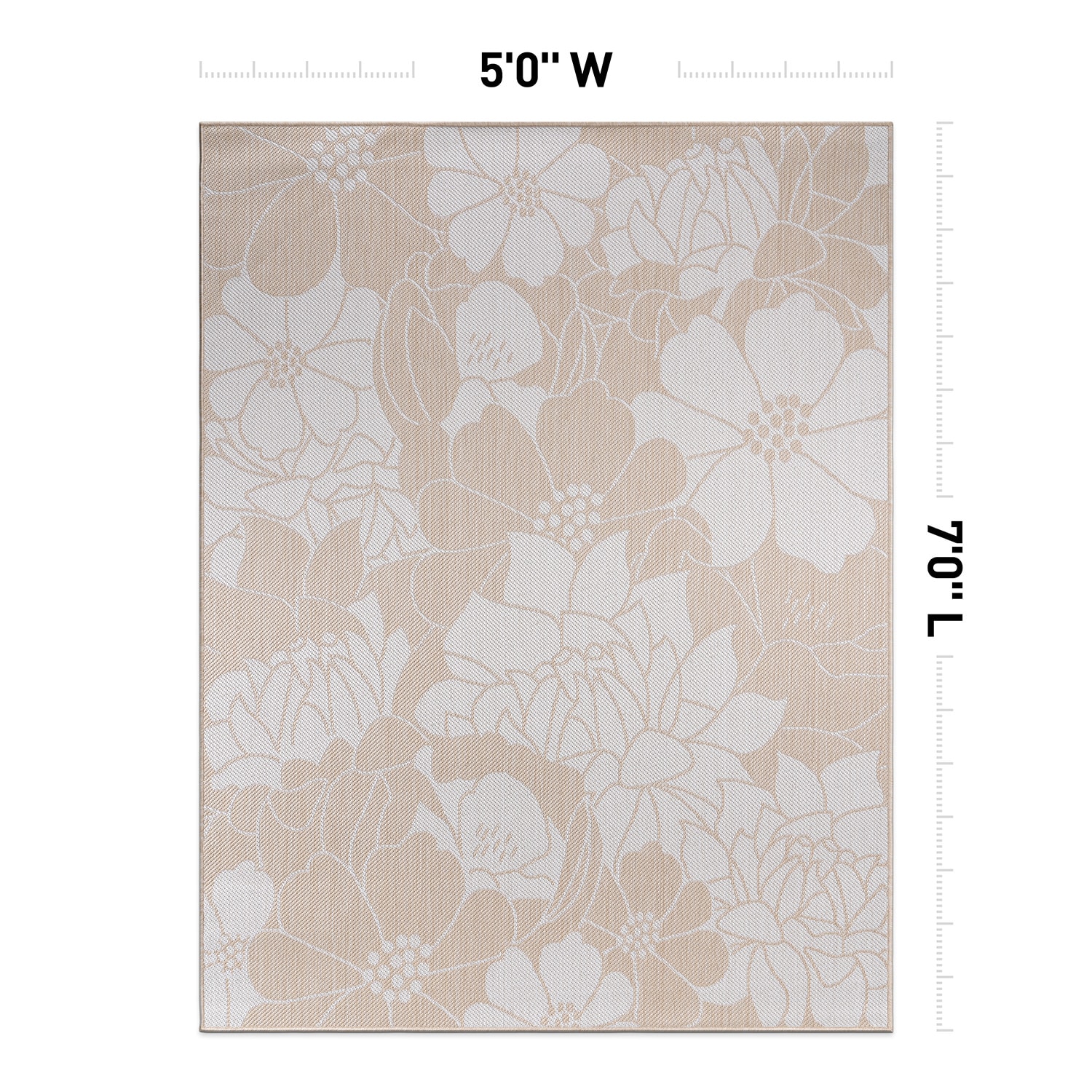 World Rug Gallery 115NATURAL5X7 rugs - View #3