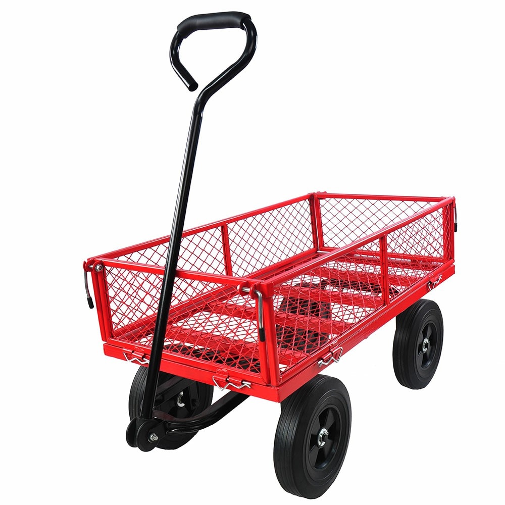 Runesay YACART-09 Yard Cart 8-cu ft Steel Folding Yard Cart
