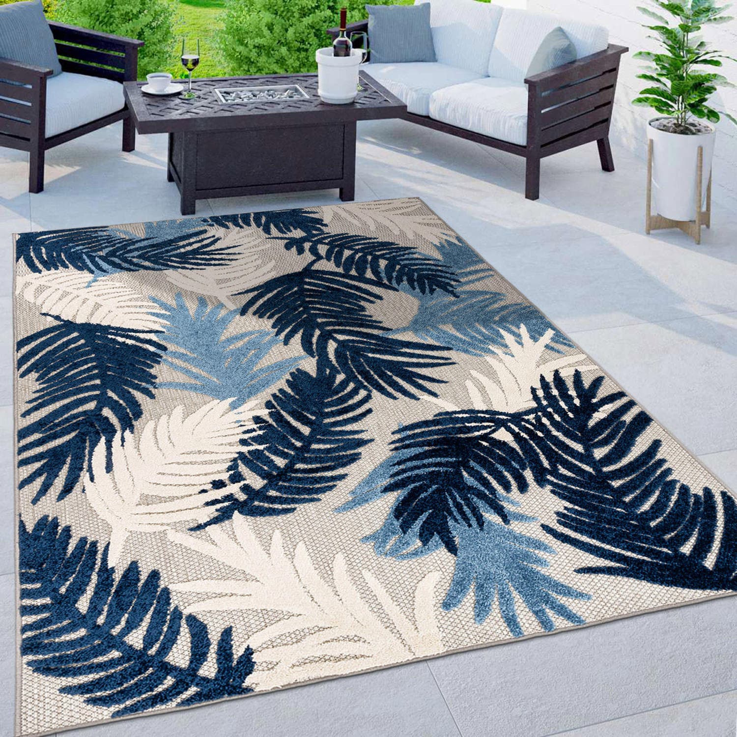 World Rug Gallery 8011NAVY3X5 rugs - View #2