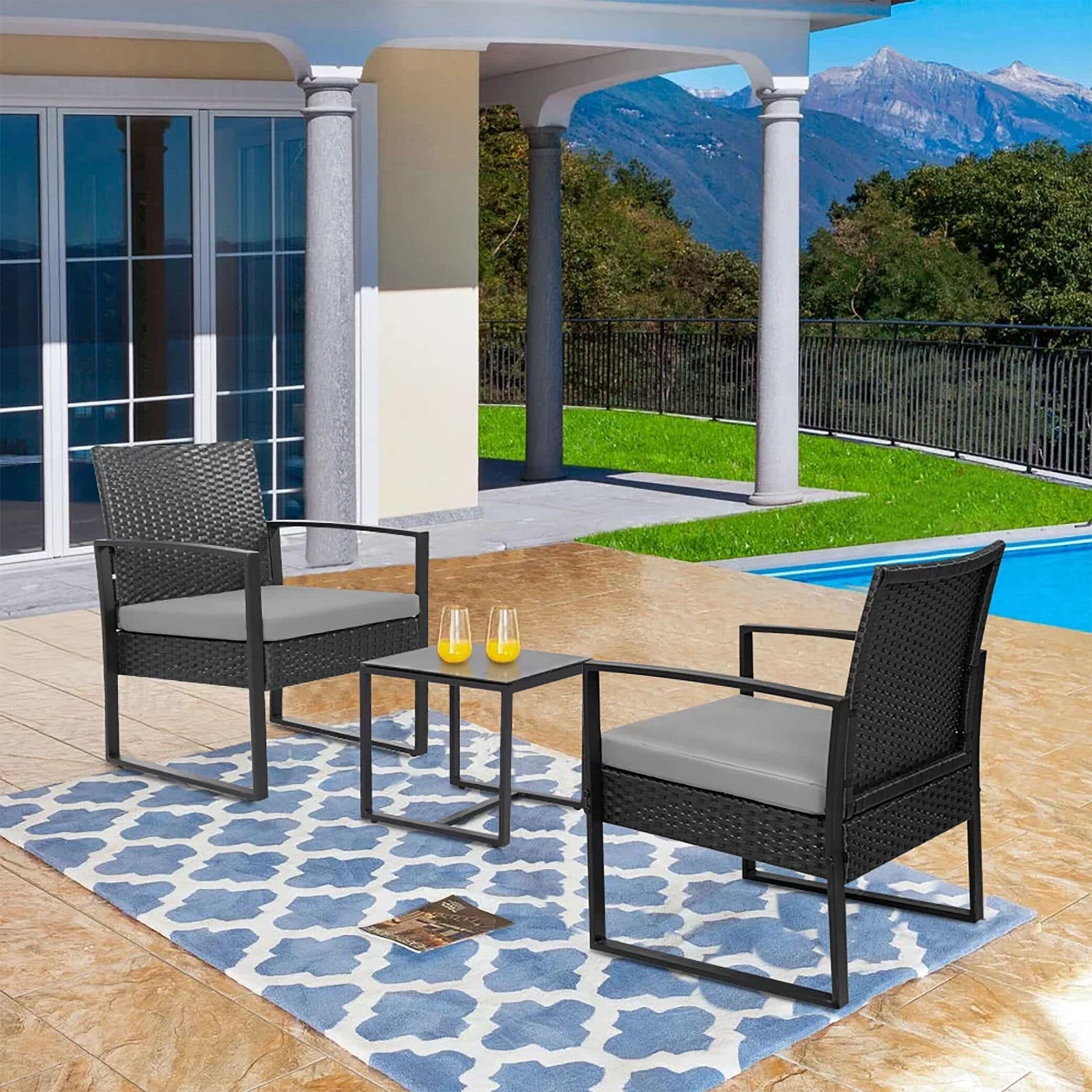 Vineego LS-LCRC813S40 Patio-Conversation-Sets - View #4