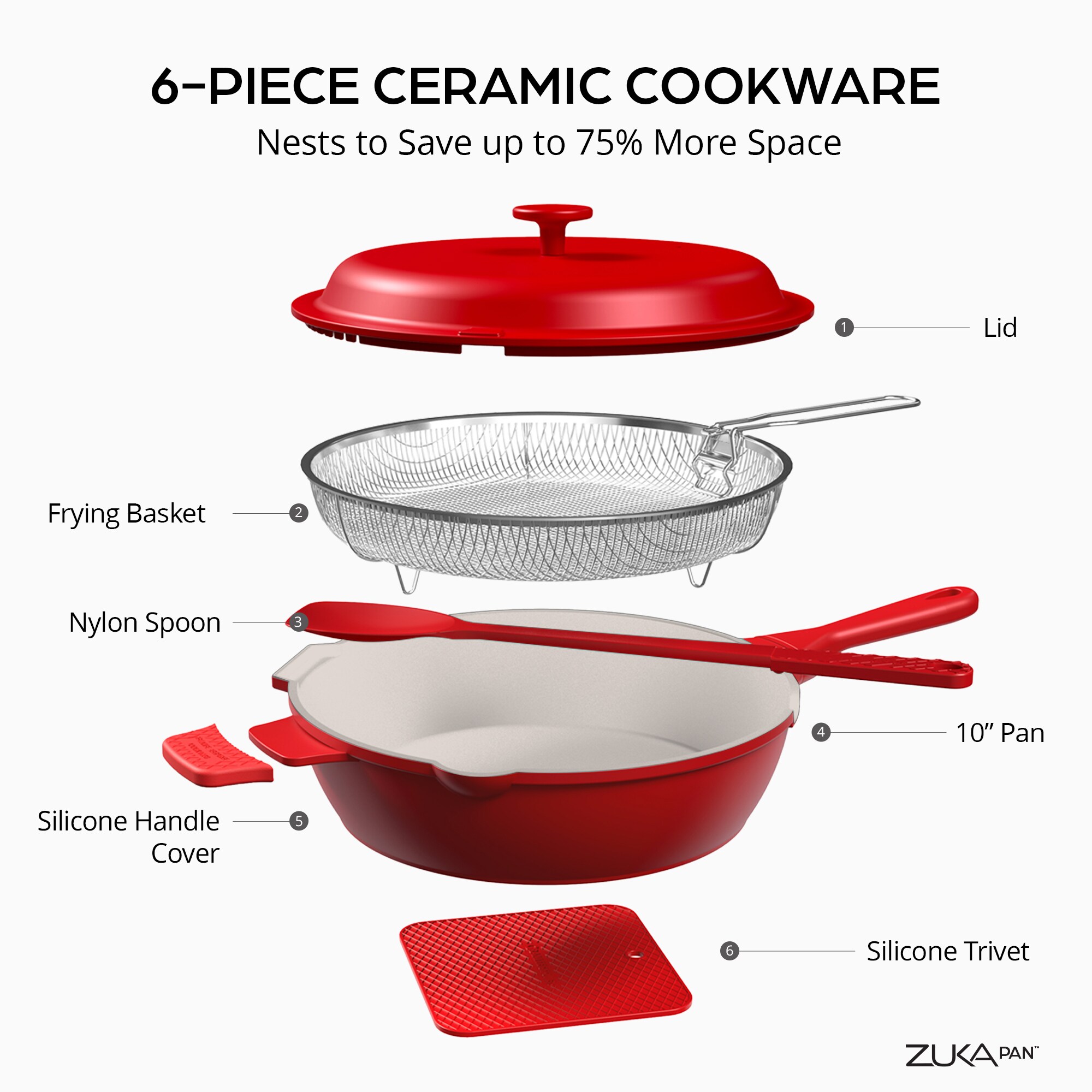 GraniteStone Diamond 6027 Cooking-Pans-Skillets - View #2