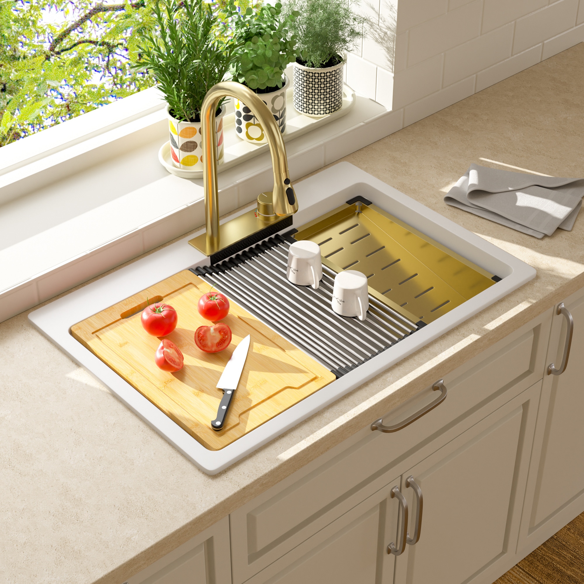 Lordear LD-FYWHTS33 Kitchen-Sinks - View #2