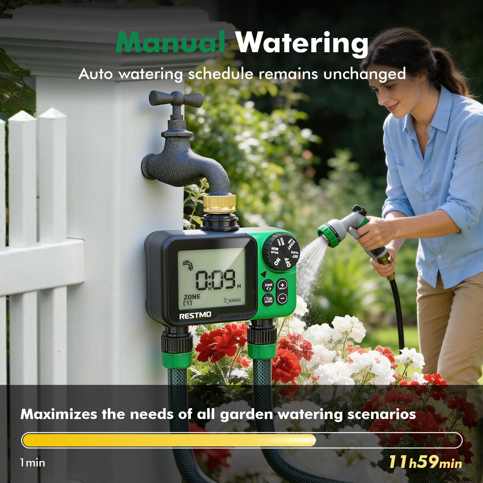 Restmo O-HT-5B-GN Irrigation-Timers - View #3
