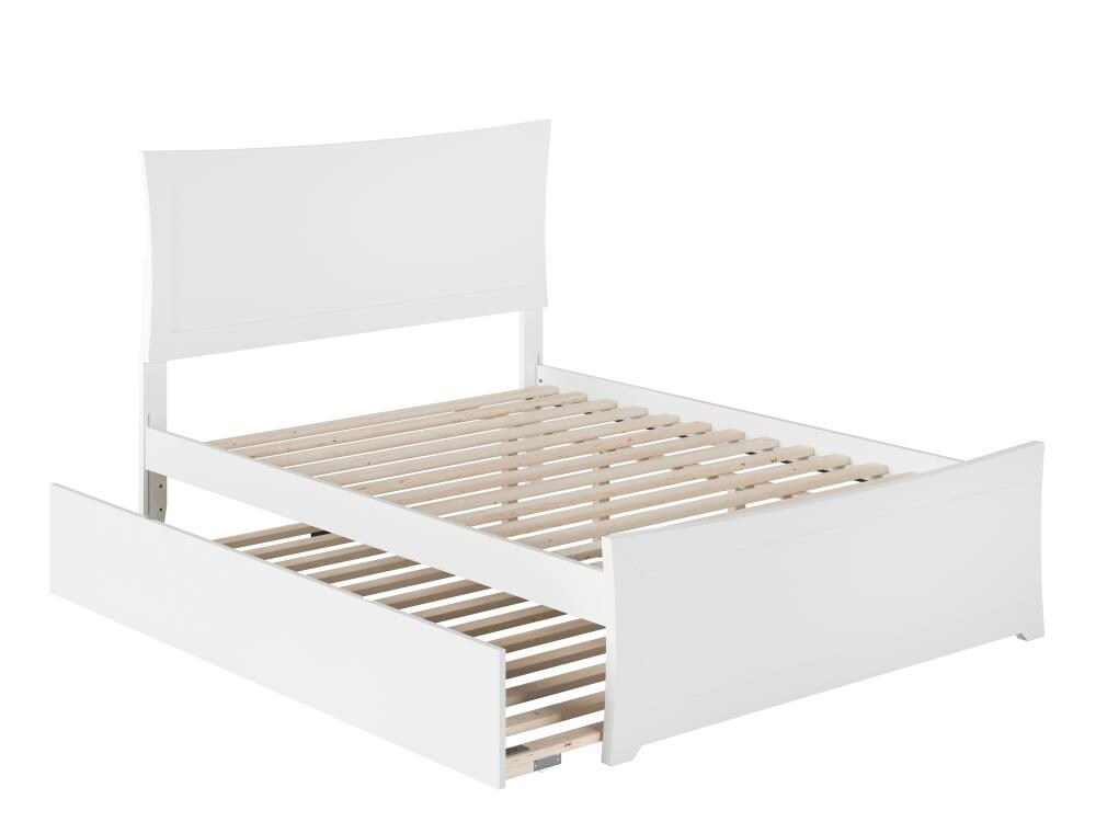 Atlantic Furniture Metro White Full, Full Bed With Twin Trundle Ikea