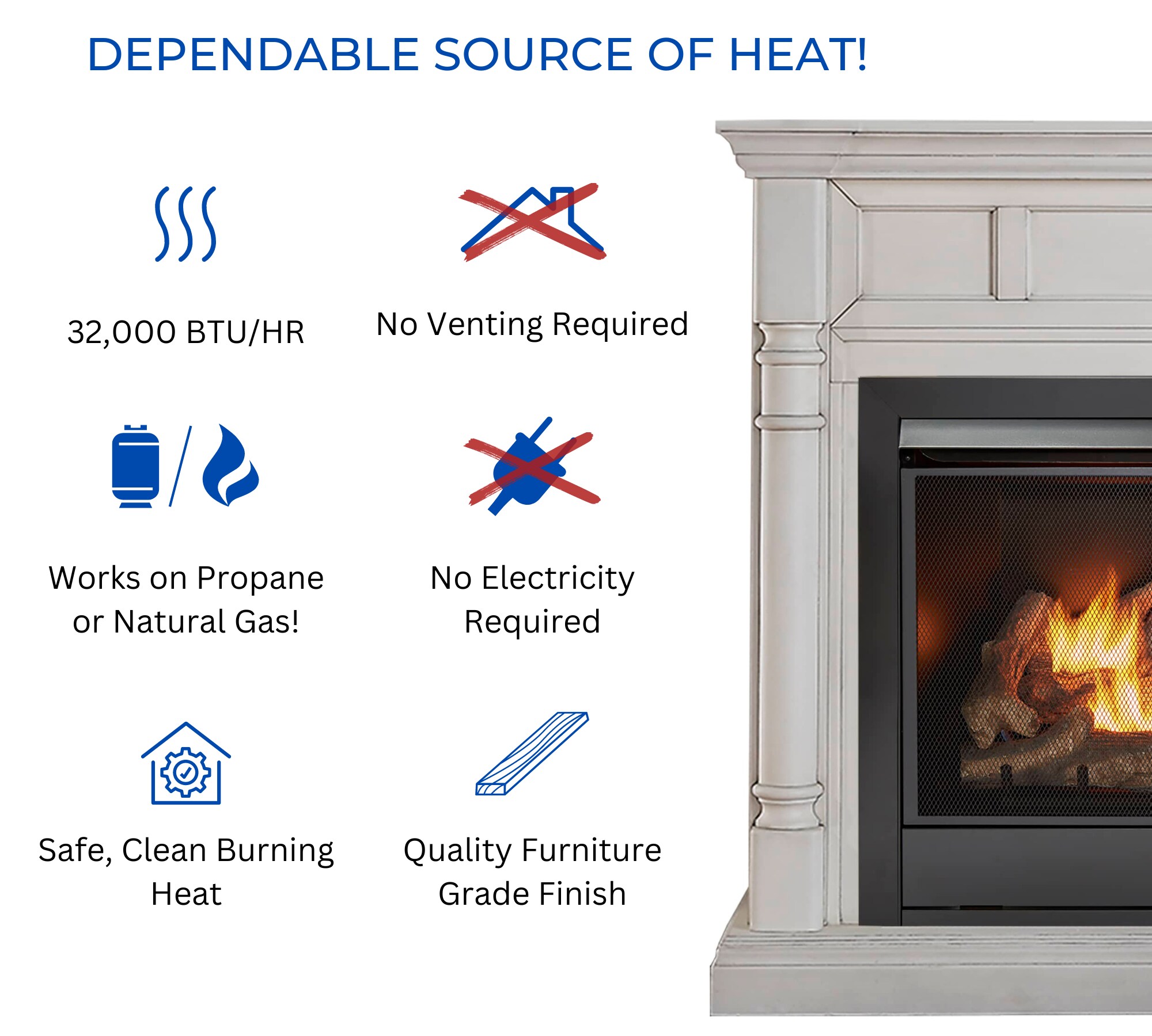 Duluth Forge FDI32R-M-AW Gas-Fireplaces - View #3