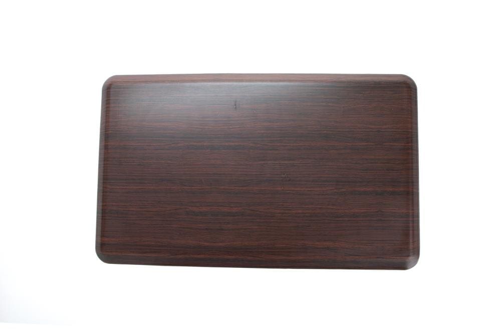 Mind Reader AFMAT-BRNDK 1-ft x 1-ft Dark Brown Foam Rectangular Indoor Decorative Home Anti-fatigue Mat