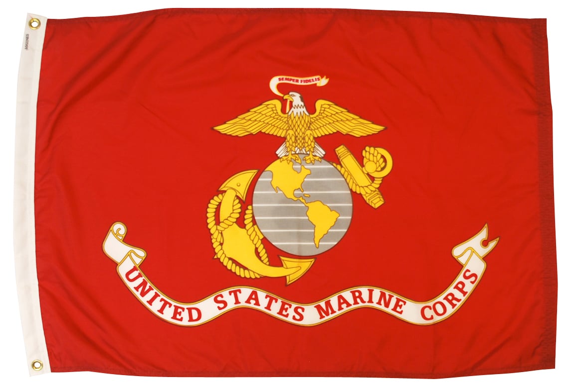 3-ft W x 2-ft H Military Marine Corps Flag at Lowes.com