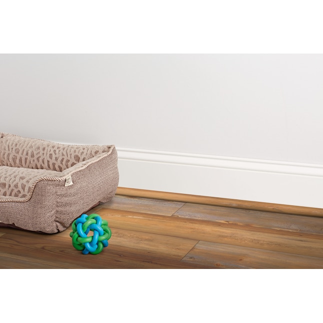 LVP - 0.71-in x 94.49-in Blue Ridge Pine Plastic Quarter Round Floor Moulding LVP - 0.71-in x 94.49-in Blue Ridge Pine Plastic Quarter Round Floor Moulding