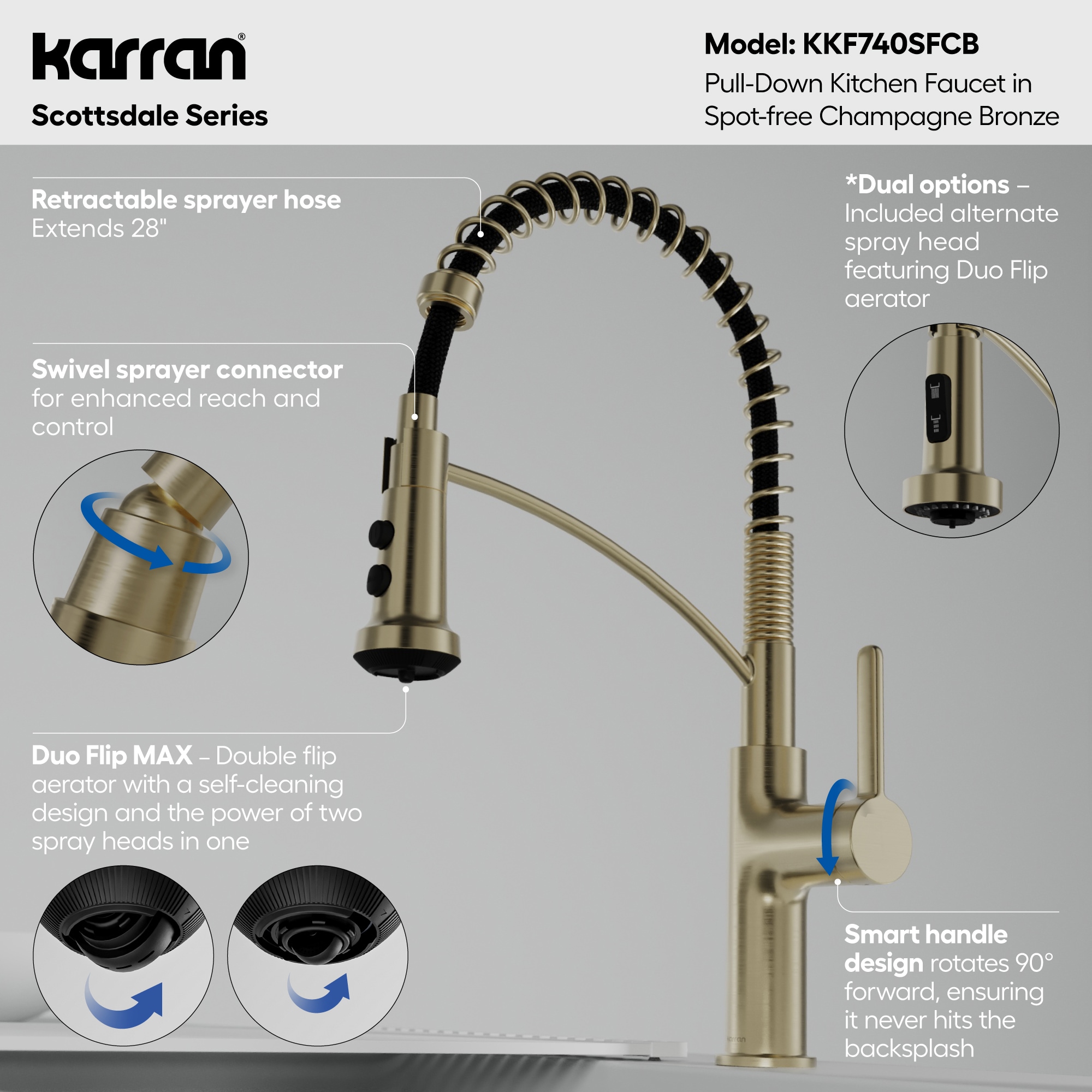 Karran KKF740SFCB Kitchen-Faucets - View #4