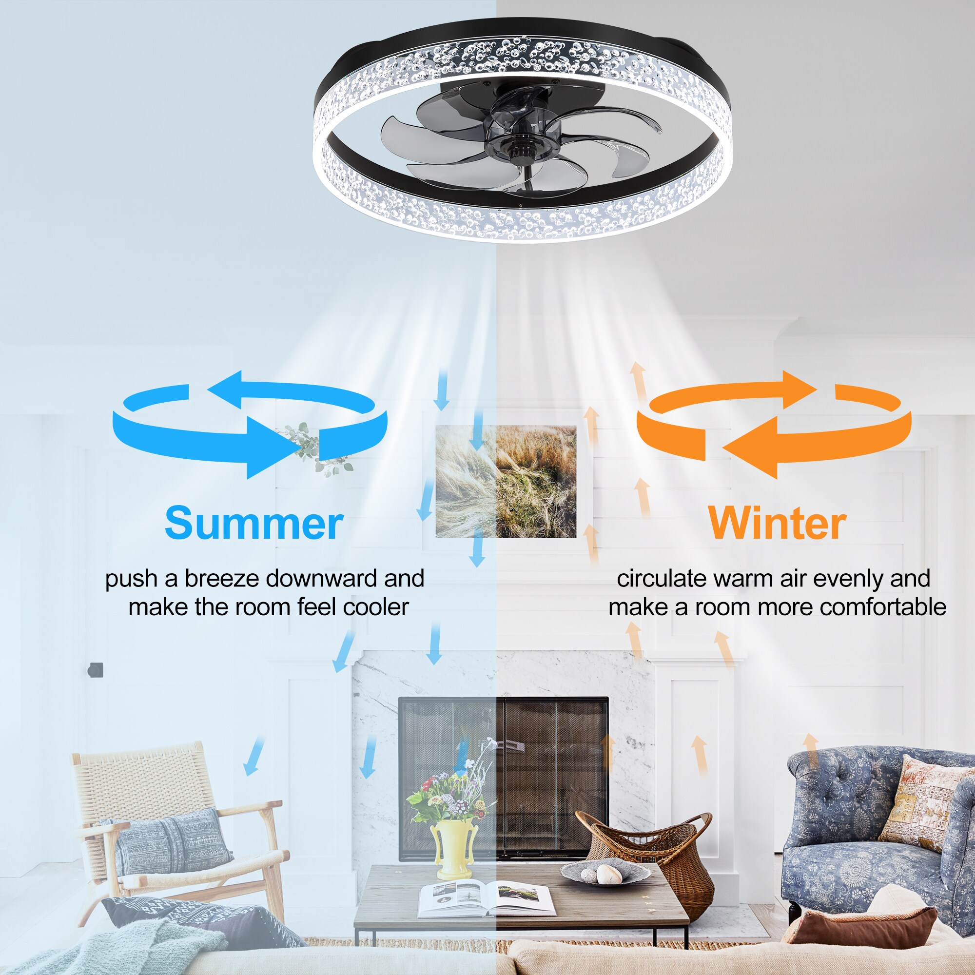 Breezary 33053-BK Ceiling-Fans - View #6