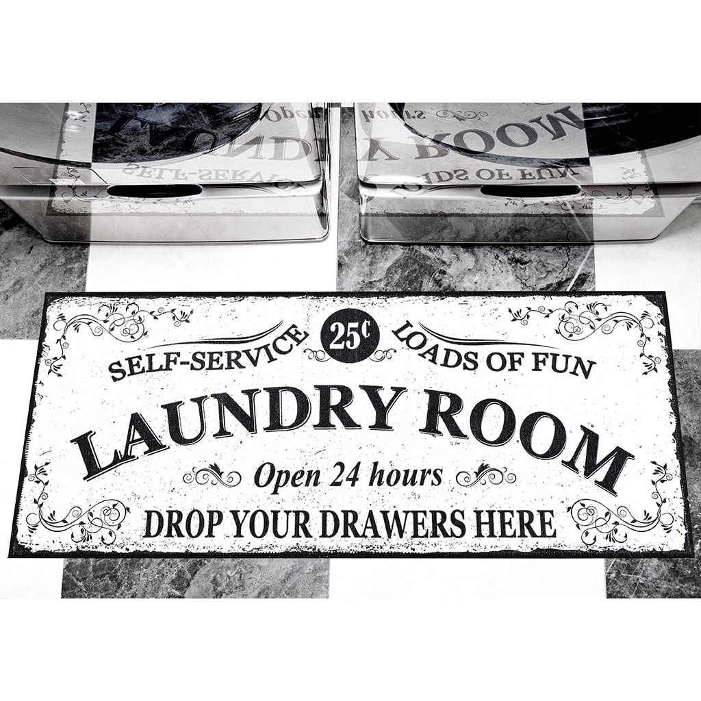 Soft Woven LUPR-24X56-DRAW 24-Inches x 56-Inches Gray/Silver Cotton Bath runner