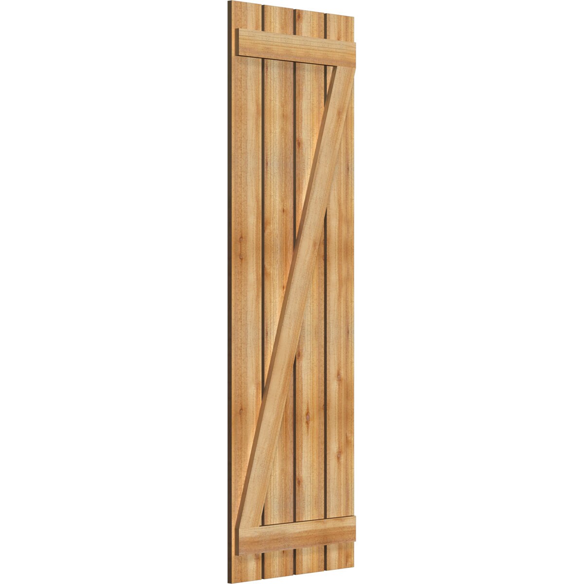 Ekena Millwork RBS06Z23X073RWR Exterior-Shutters - View #2