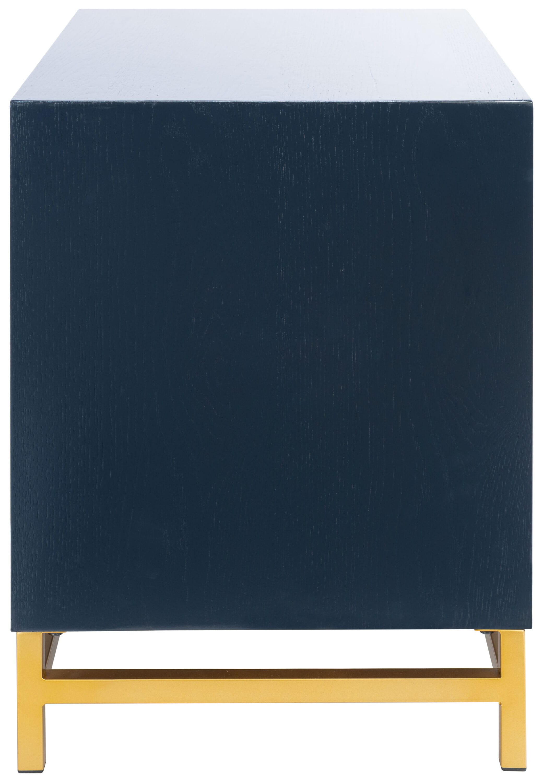Fenno Artisanal Teal & Brass 2-Drawer Nightstand