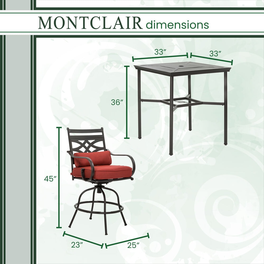 Hanover montclair 3 piece hot sale