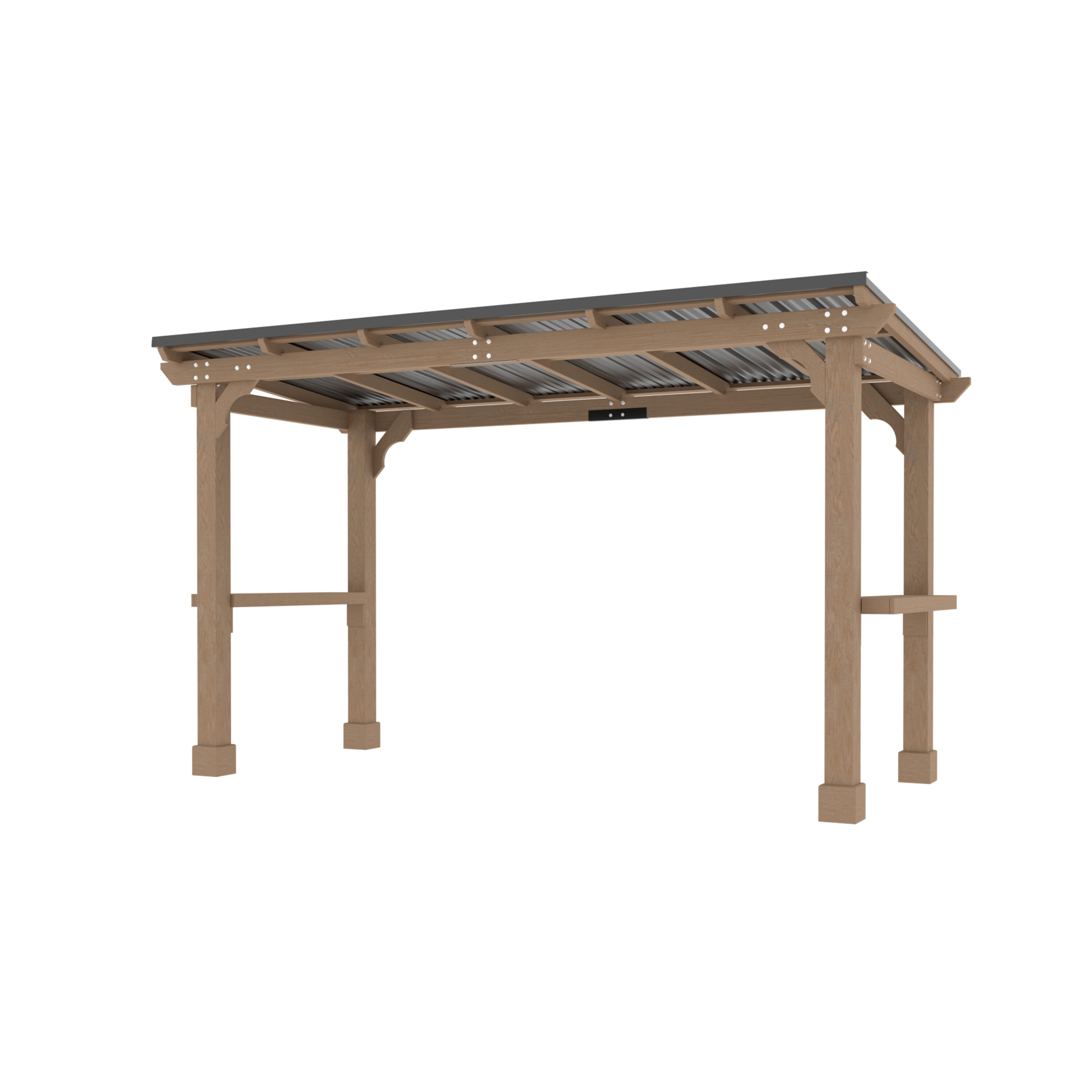 VEIKOUS PG0201-35-L Wood-Resin-Gazebos - View #11