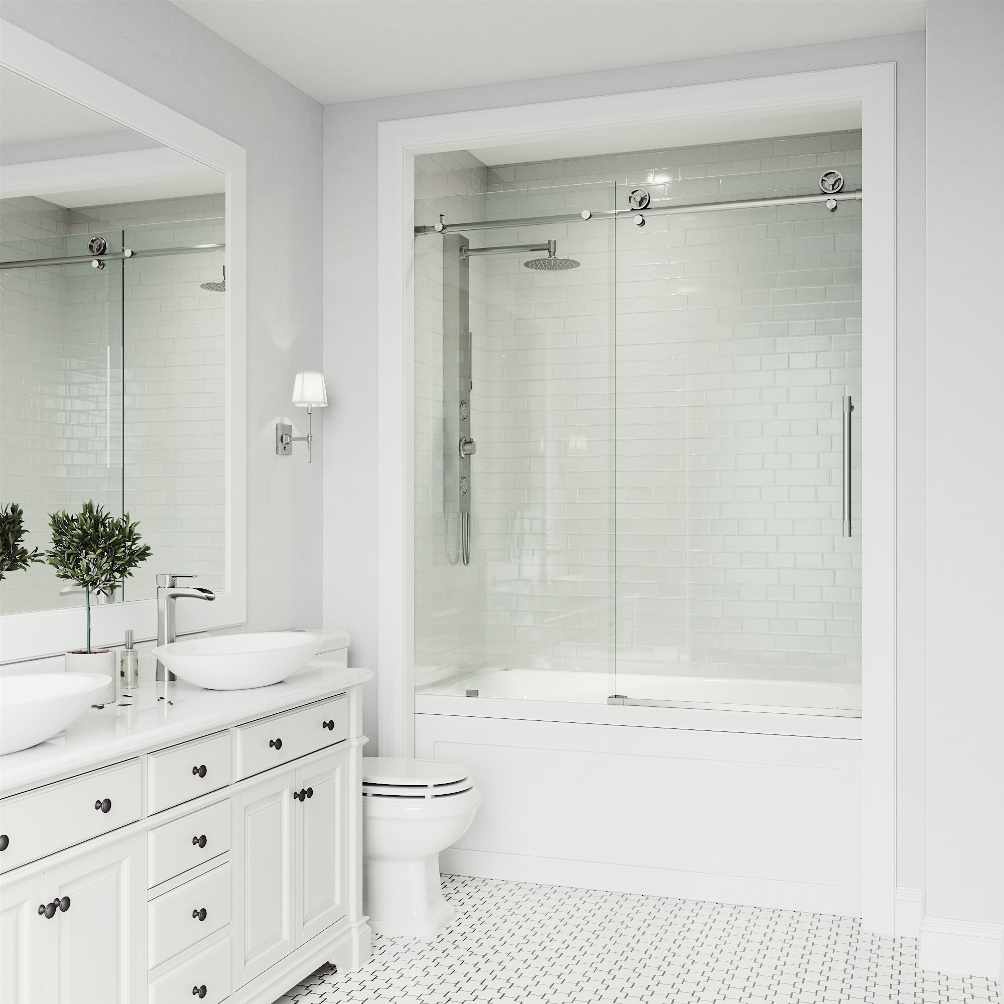 VIGO VG6044STCL6066 Bathtub-Doors - View #6