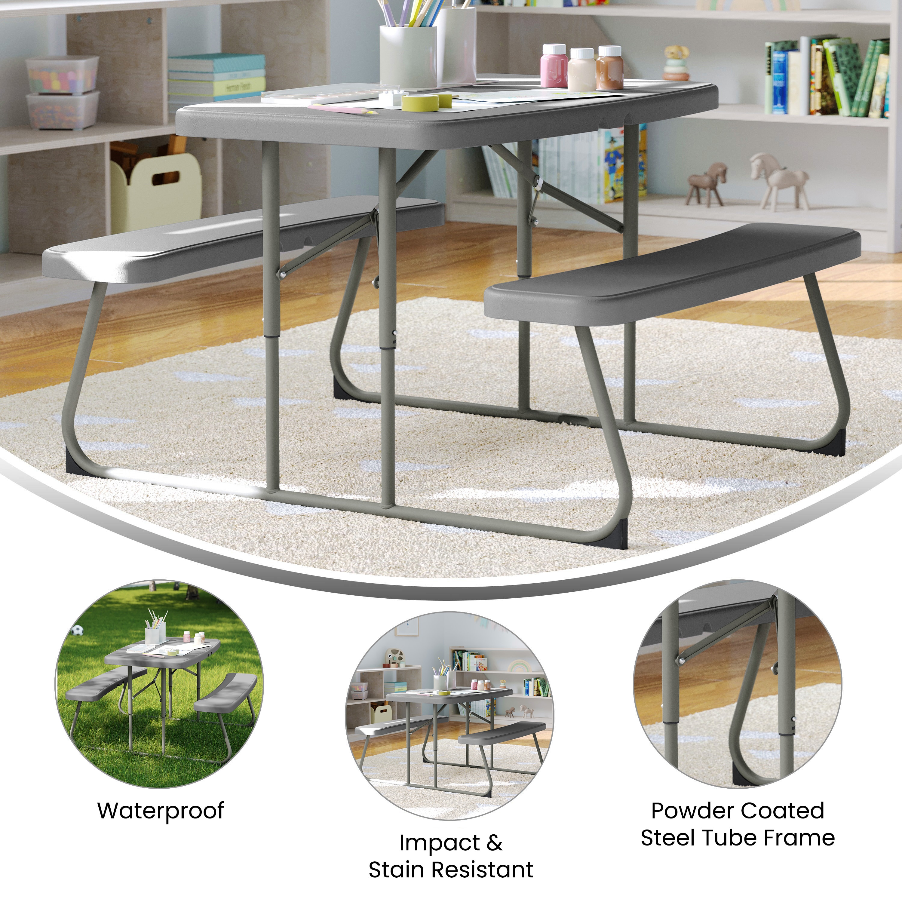 Emma + Oliver 196861063251 Picnic-Tables - View #3