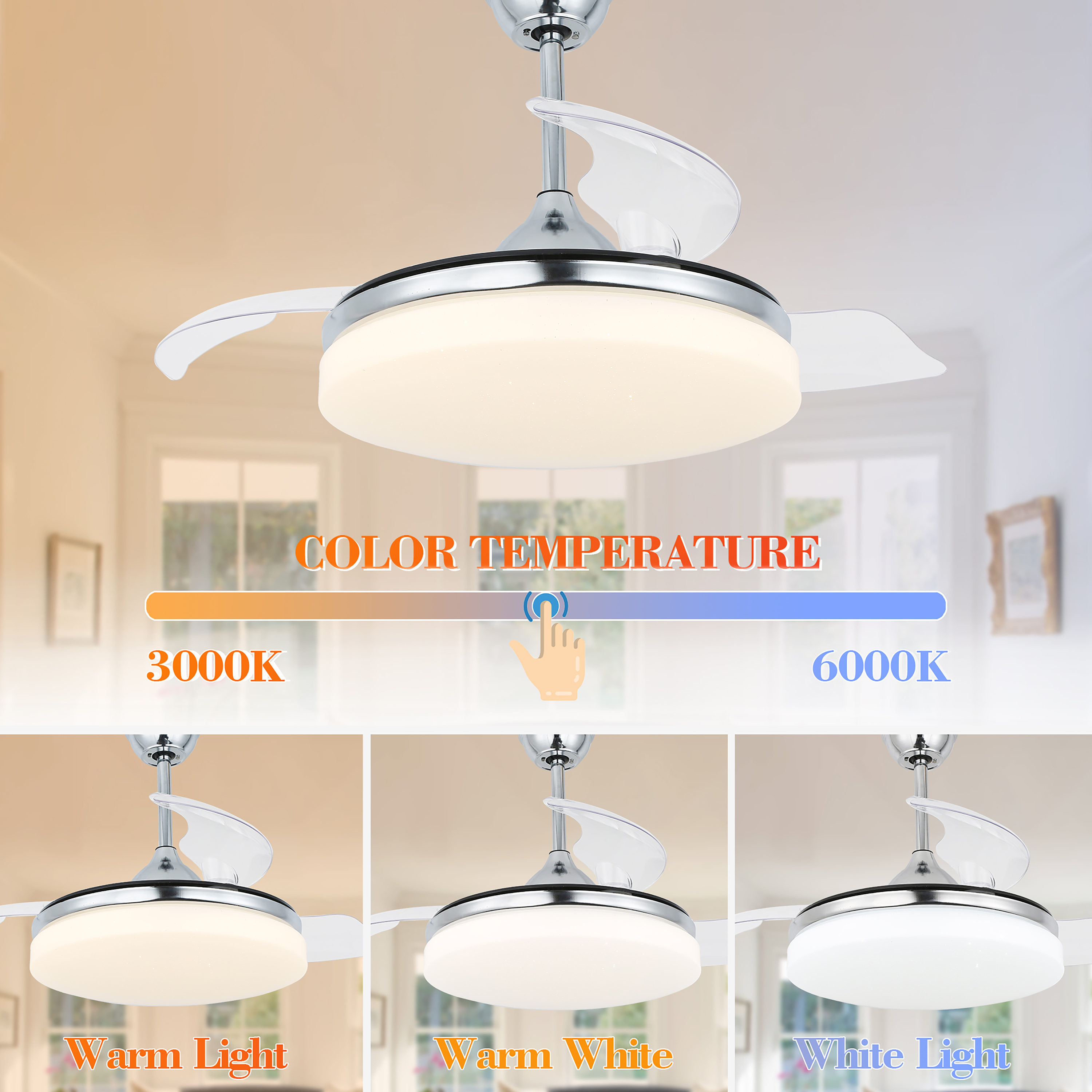Bella Depot DC4263-C Ceiling-Fans - View #6