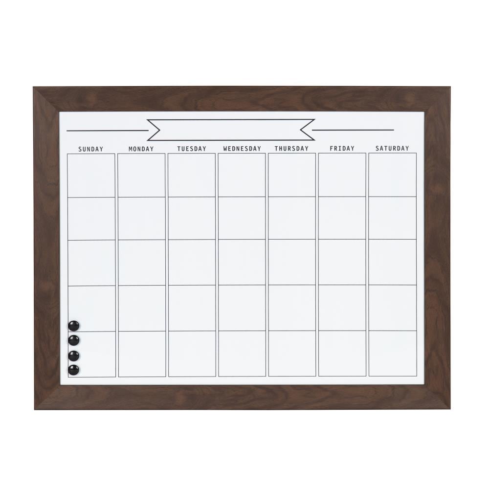 DesignOvation 211491 29-in W x 23-in H Magnetic Dry erase calendar
