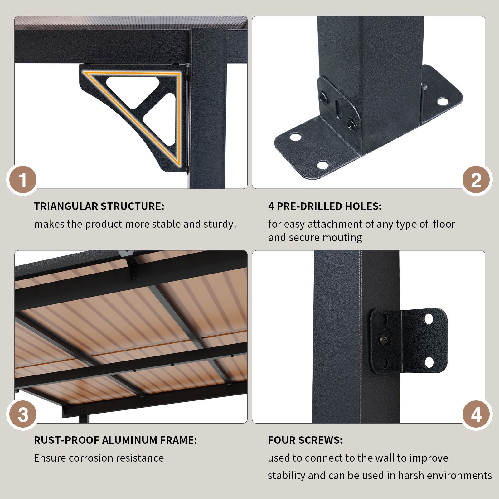 Bapipro BPPG30G35 Pergolas-2 - View #3