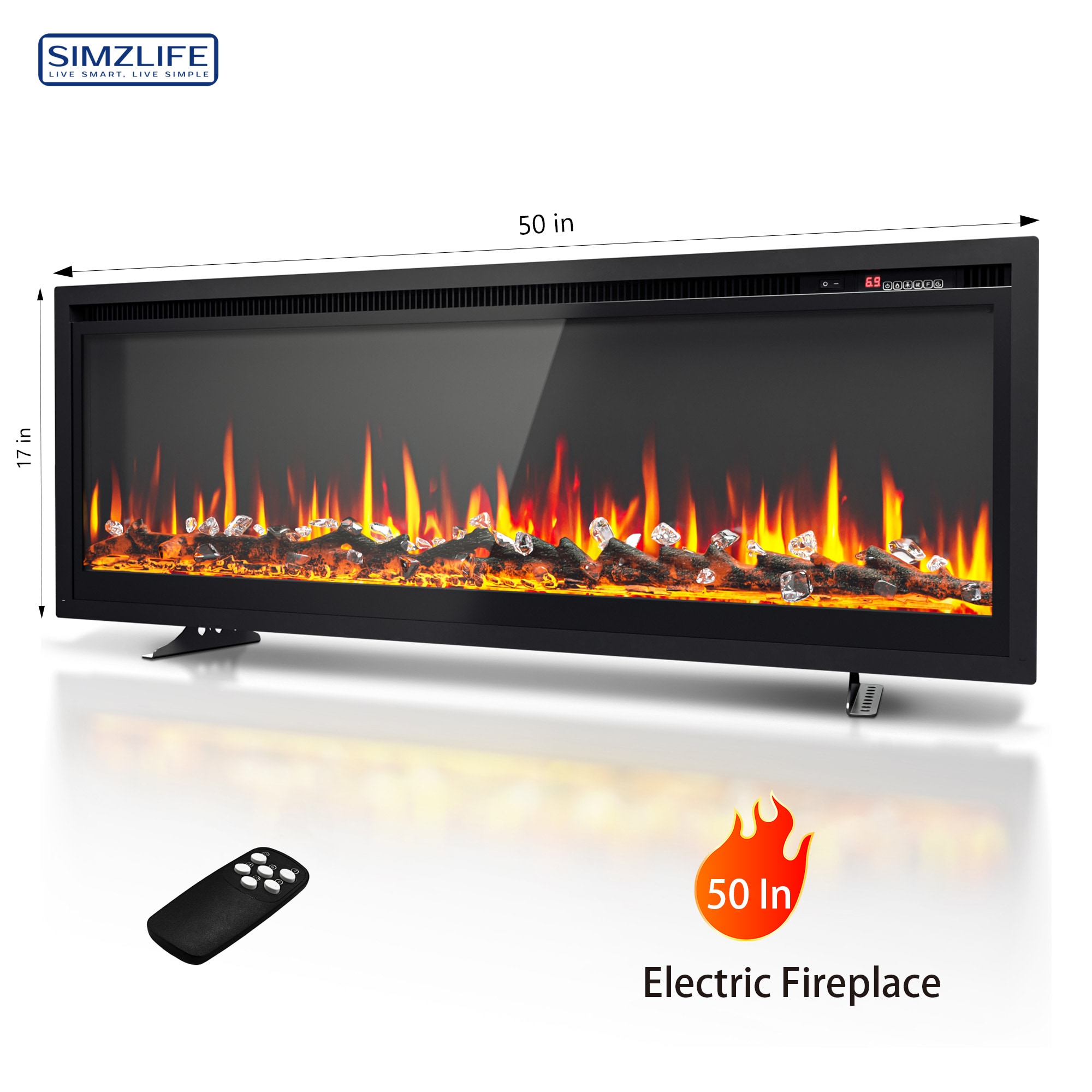 SIMZLIFE EF-50-S-LWS Electric-Fireplaces - View #3