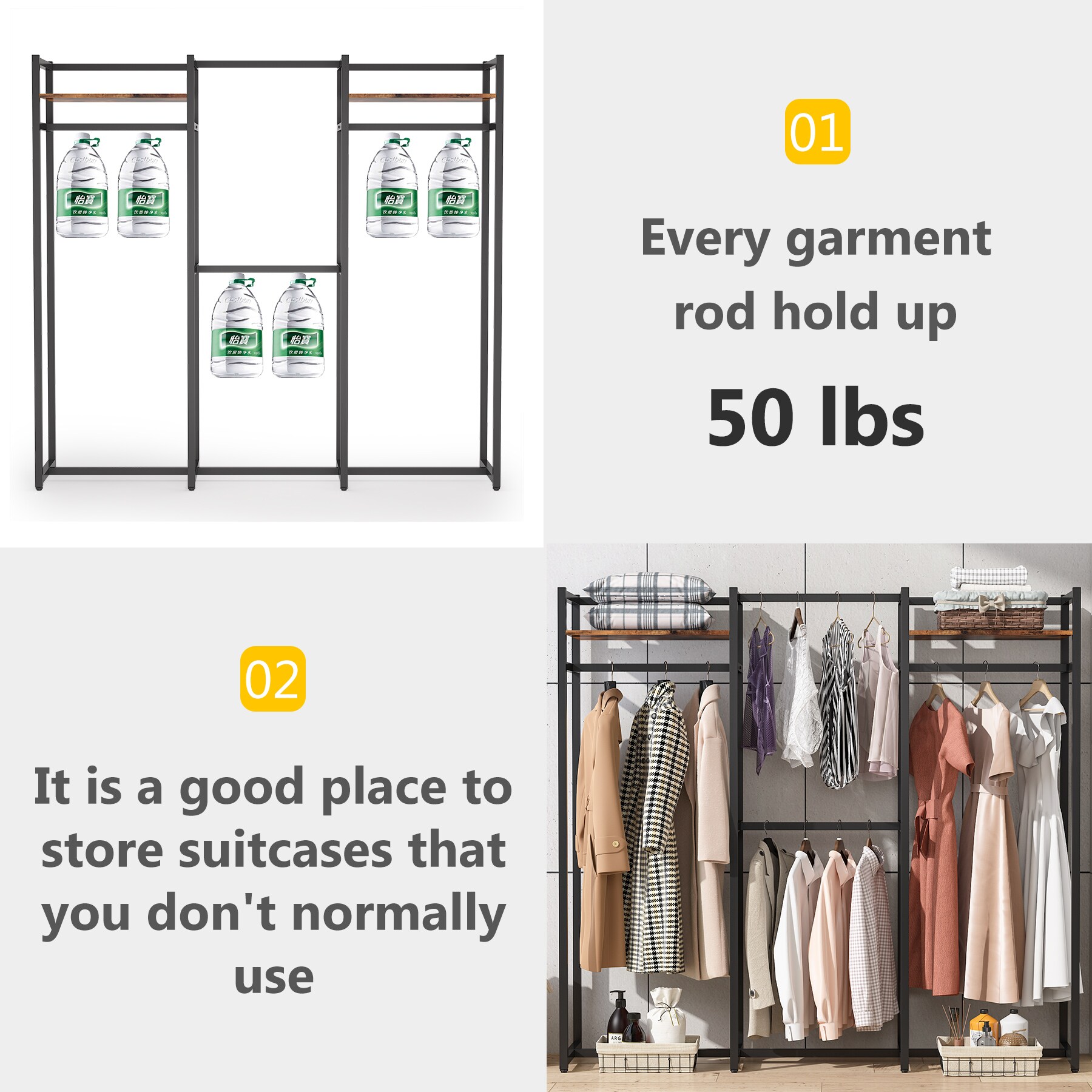 Tribesigns HOGA-JW0097 Garment-Racks - View #5