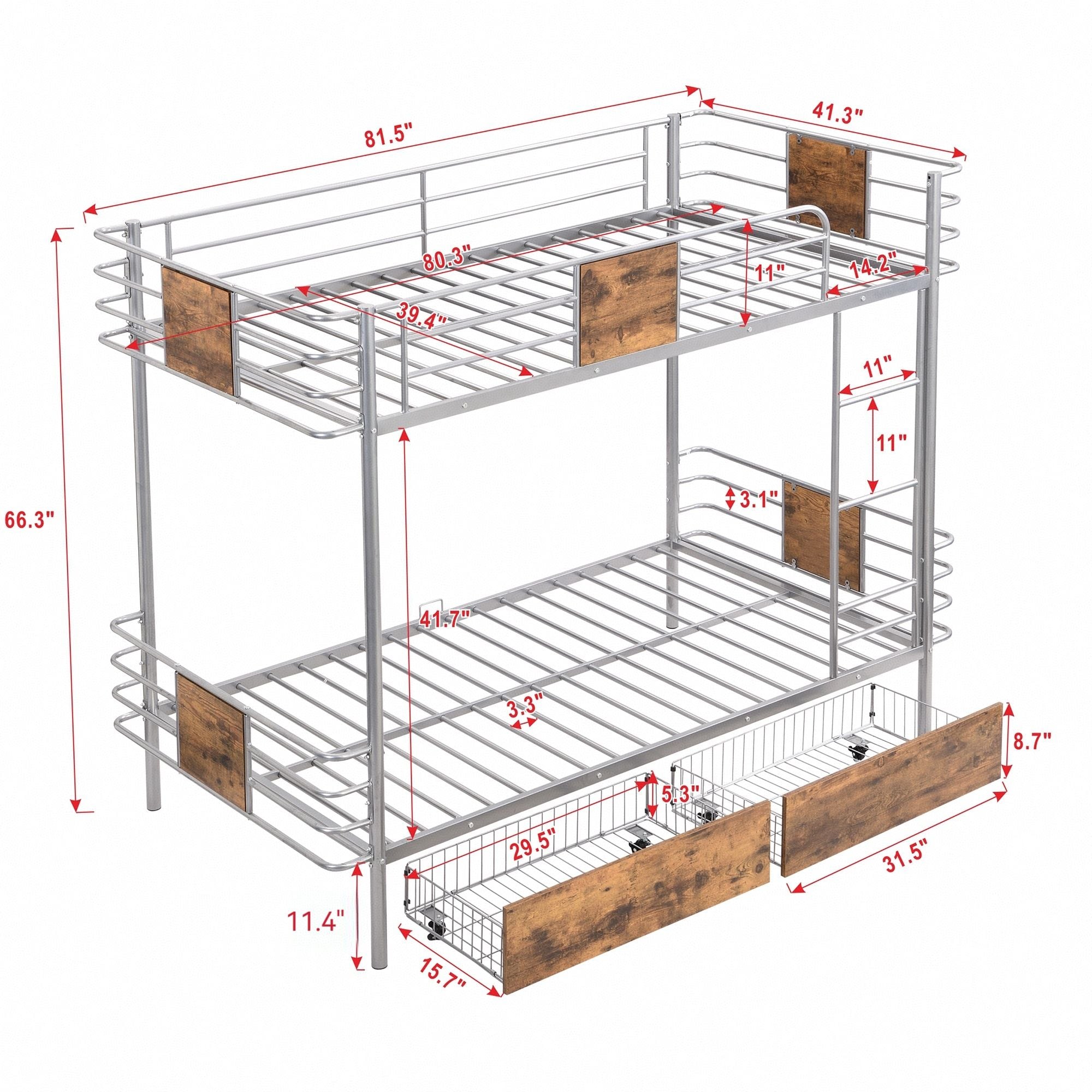 Yiekholo LL-1790AAE Bunk-Beds - View #4