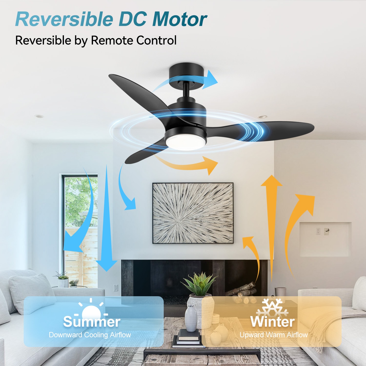 Breezary 32002-BK Ceiling-Fans - View #3